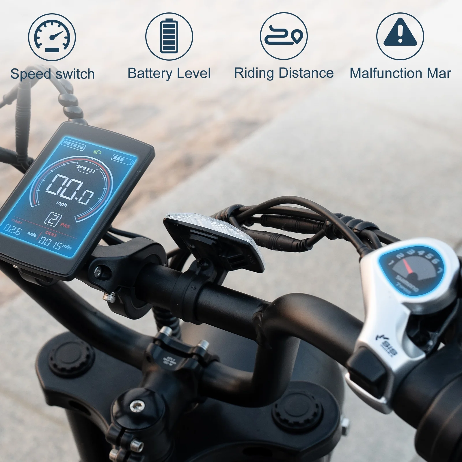 RCB 750W Electric Bike for Adults, 48V 15Ah Removable Li-Ion Battery, 20