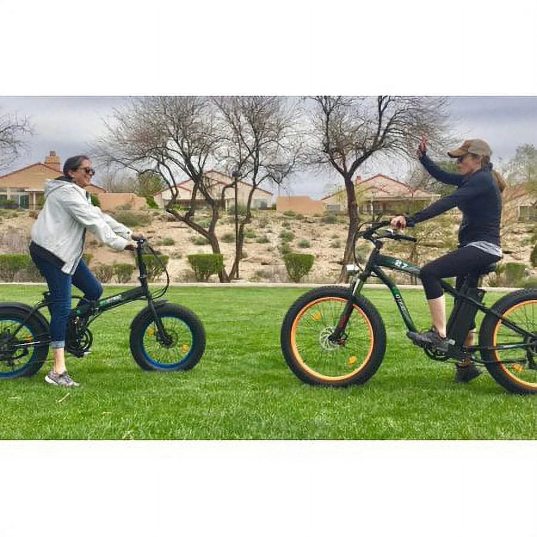 ECOTRIC 20 Inch Fat Tire e-Bike 500W 48V Foldable frame Pedal Assist Commute Bike 7 Speed A-E516646 - Womvr