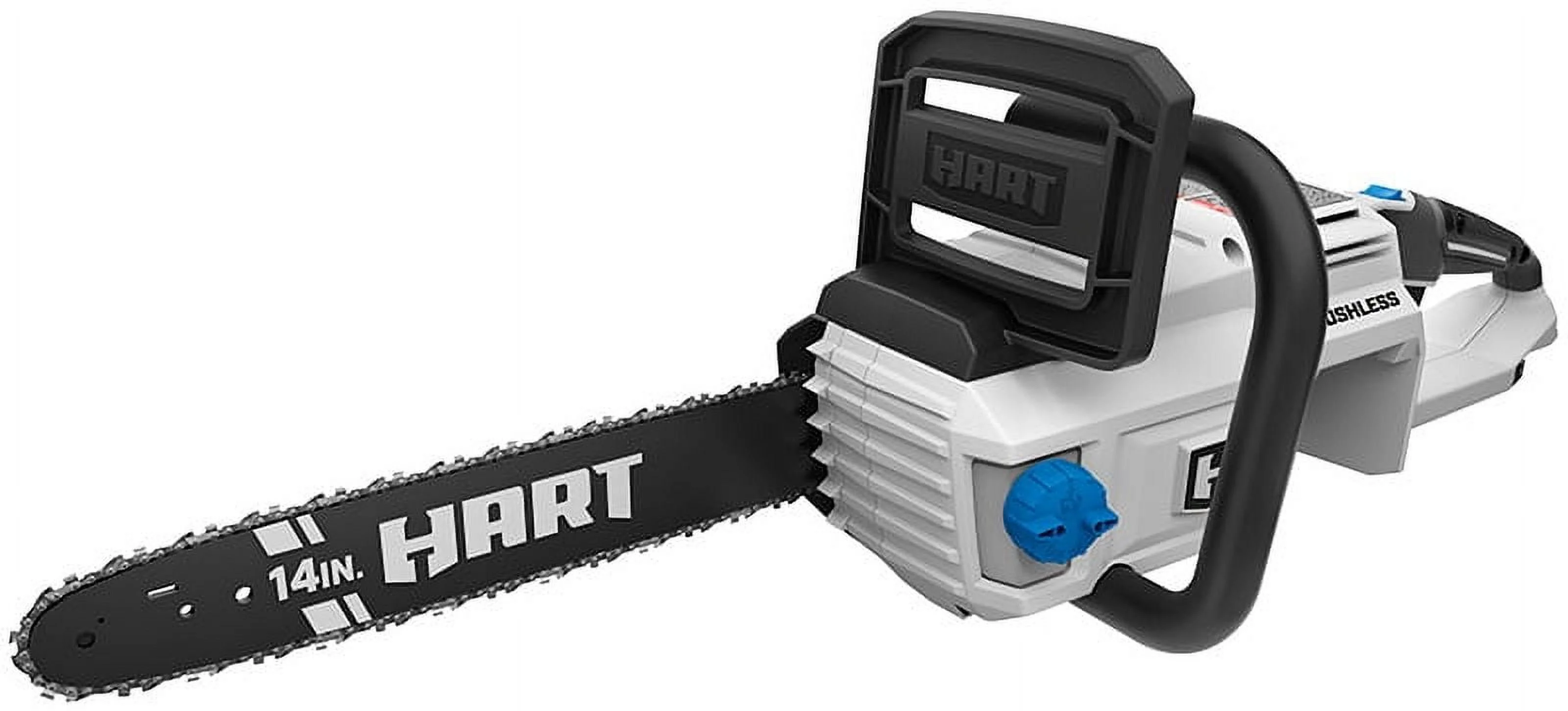 HART 40-Volt 14-inch Battery-Powered Brushless Chainsaw Kit, (1) 4.0Ah Lithium-Ion Battery - Womvr