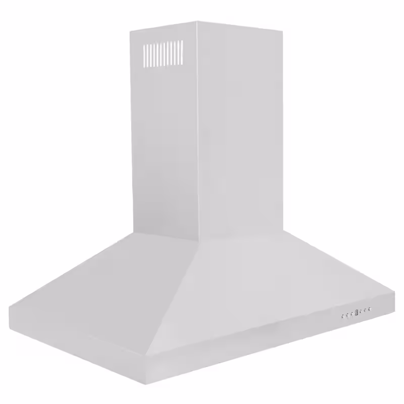 36 in. 400 CFM Convertible Island Mount Range Hood in Stainless Steel - Womvr