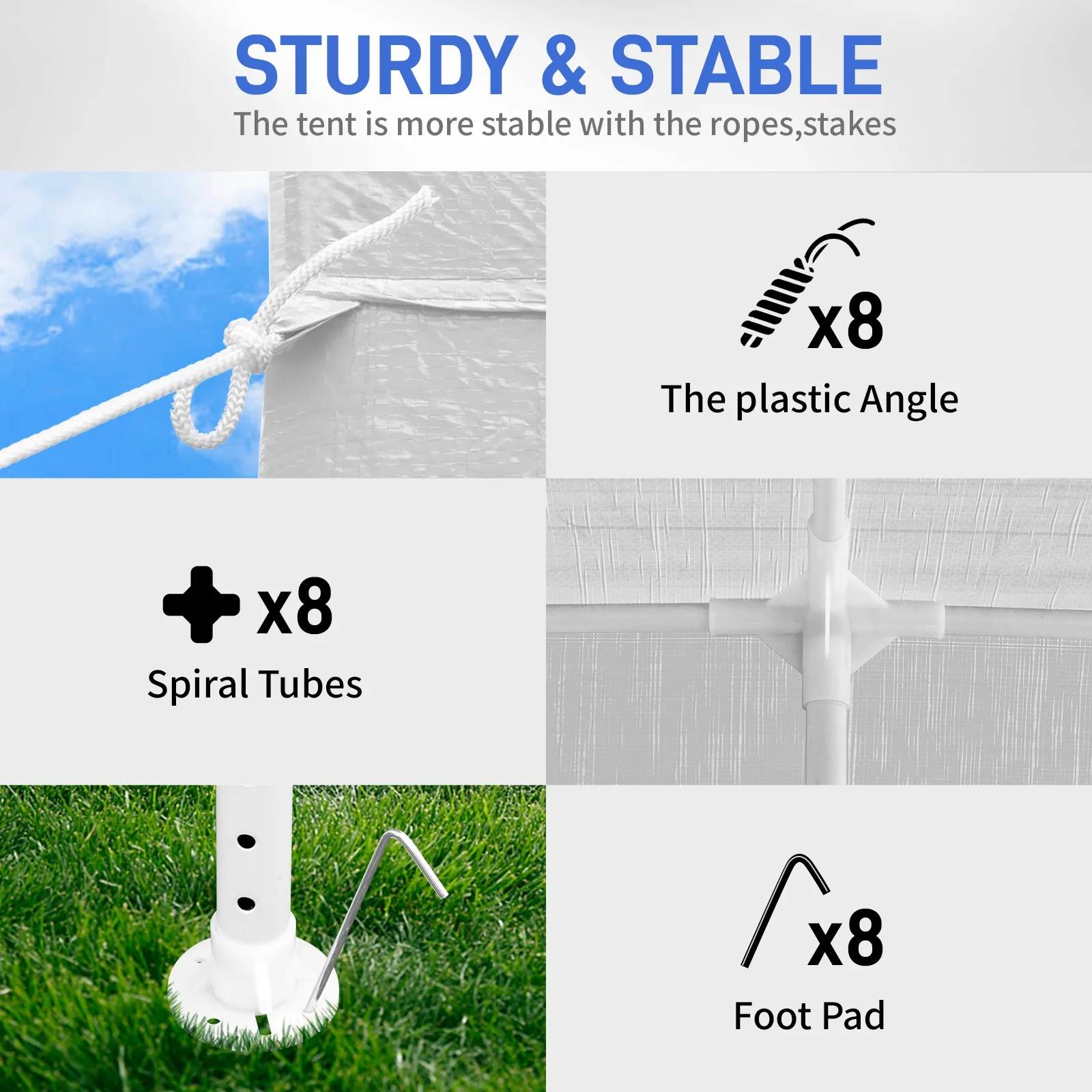 Ktaxon 10'x 20' Party Tent Outdoor Gazebo Wedding Canopy Tent with Sides White - Womvr