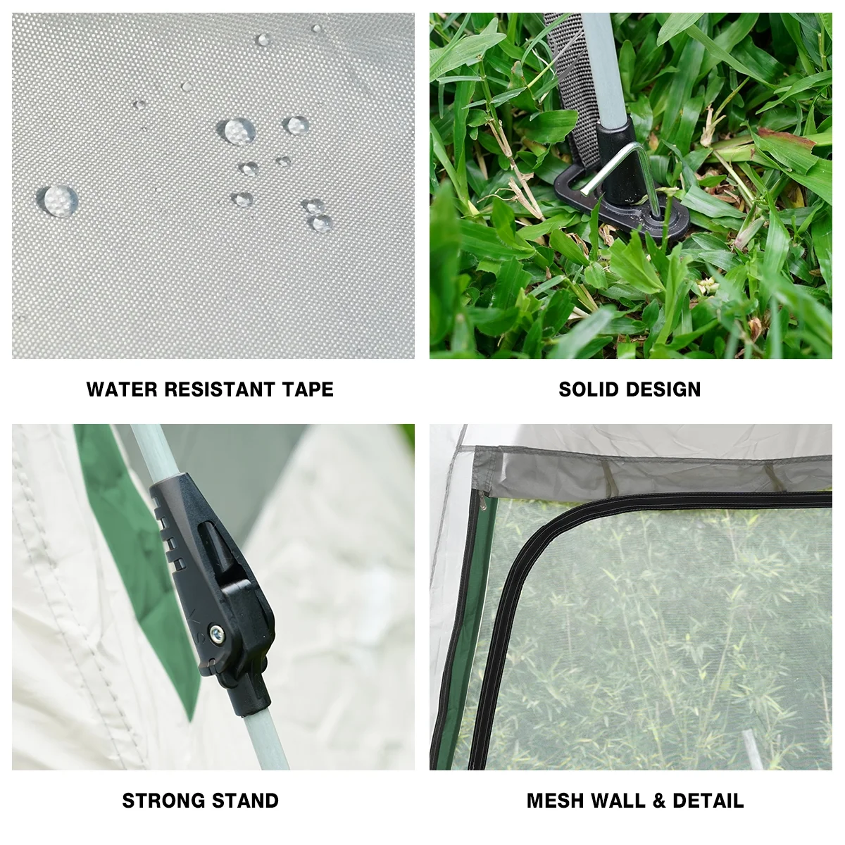 TOPVISION OR-T01 6-8 Person Tent with Removable Rain Fly and Carrying Bag - Womvr