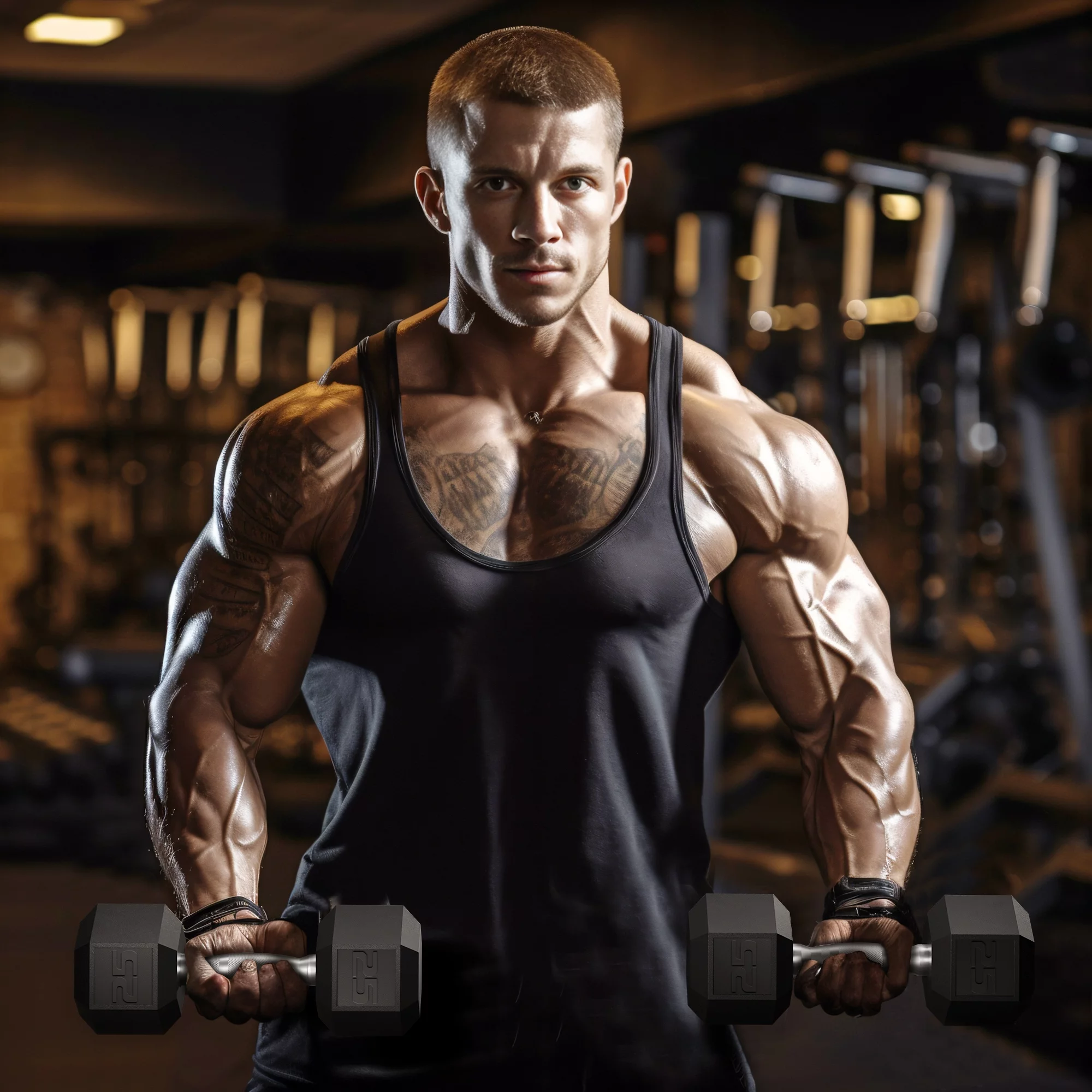 Antzz Dumbbells Set of 2 Exercise Fitness Dumbbell for Home Gym Free Weights Hand Hex Dumb Bells Black 25LB - Womvr