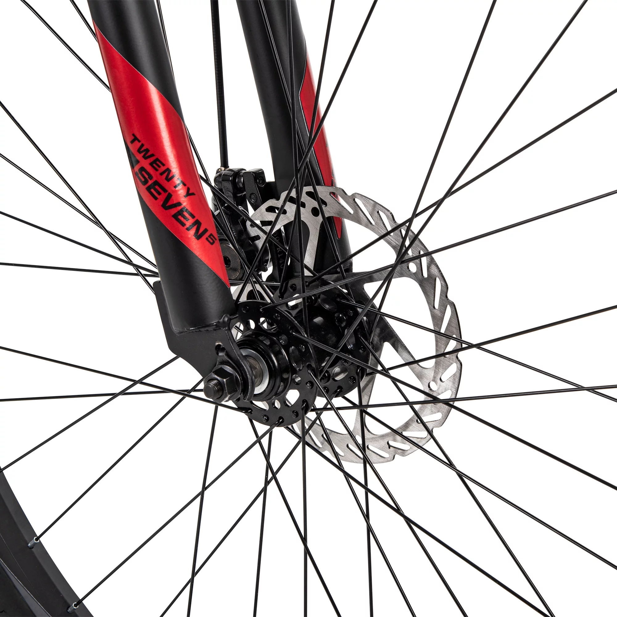 Huffy 27.5 in. Rangeline Men's Mountain Bikes, Black and Red - Womvr