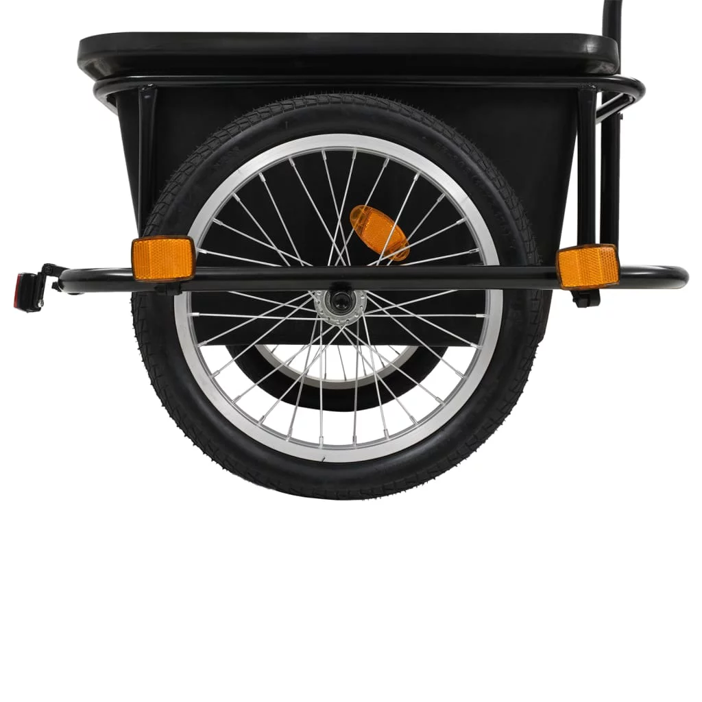 vidaXL Bike Cargo Trailer Black 13.2 gal - Womvr
