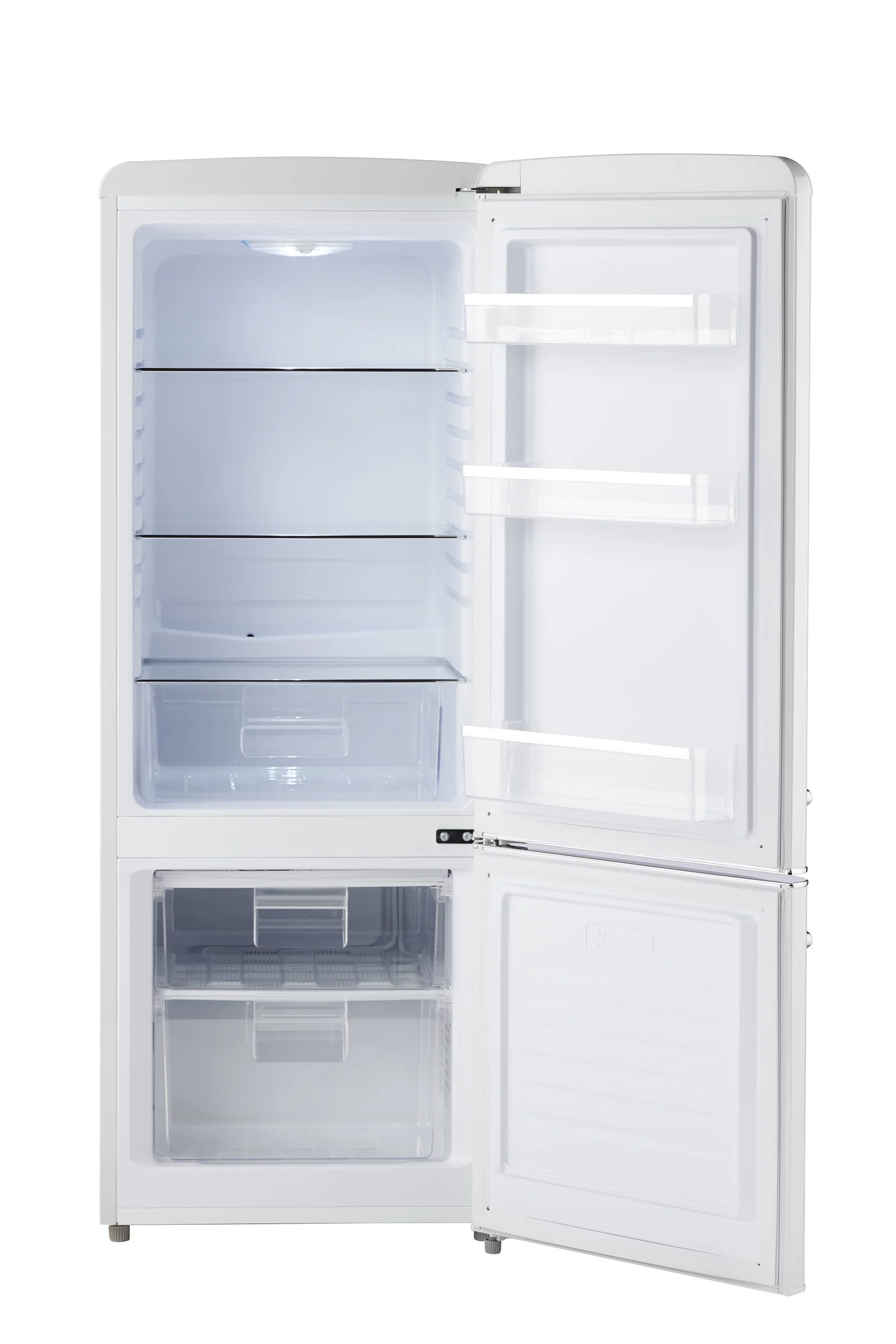 iio 7 cu. ft. Retro refrigerator with bottom freezer - Womvr