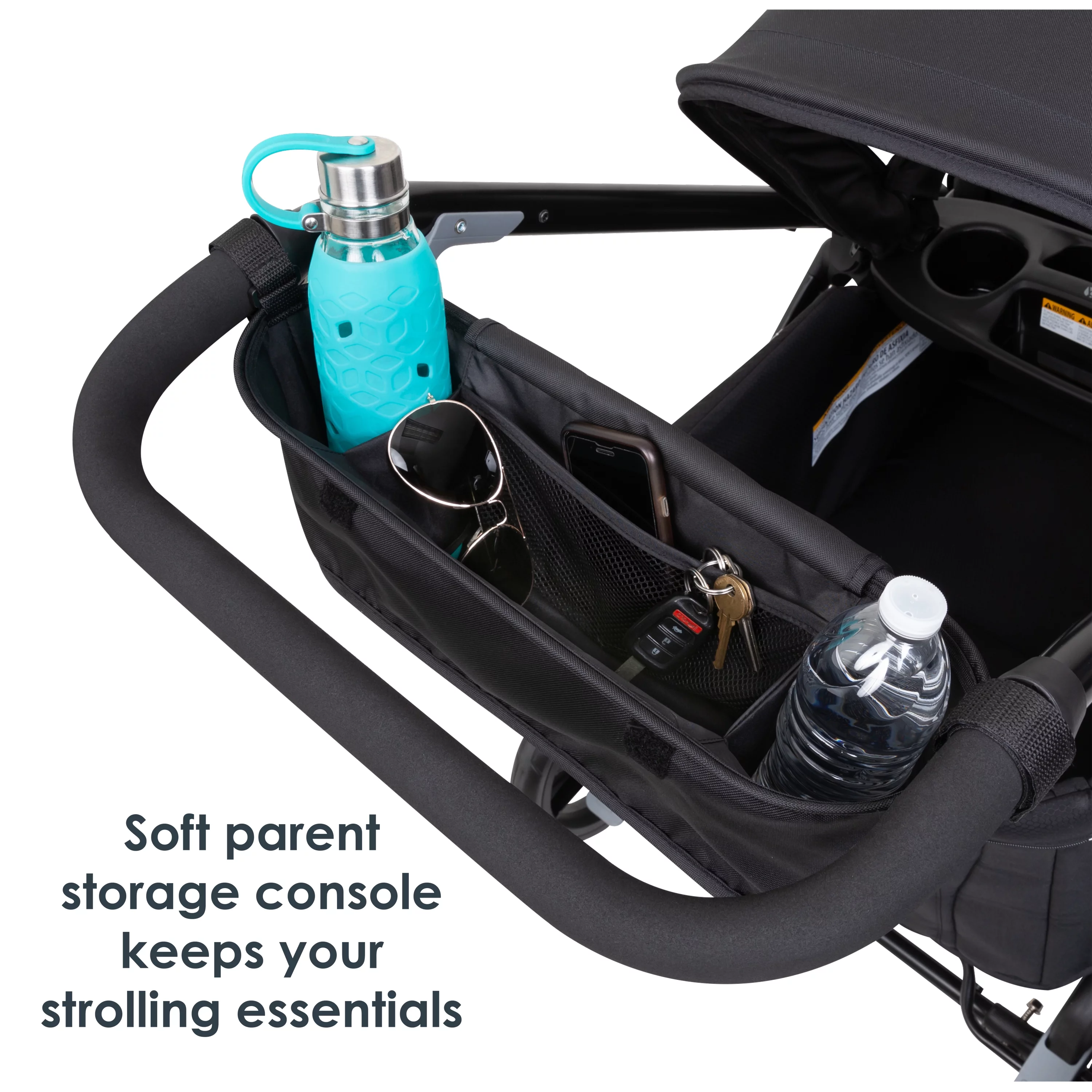 Baby Trend Expedition Plus 2-in-1 Stroller Wagon, Solid Print Black - Womvr
