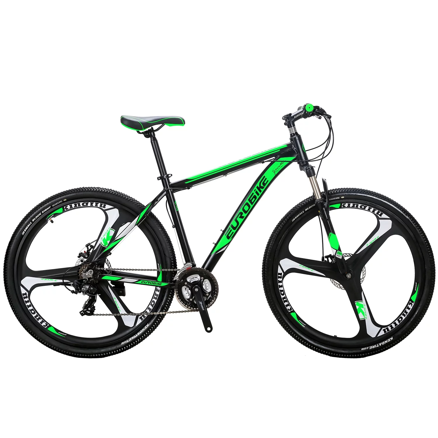 Eurobike Aluminum Mountain Bike 21 Speed 29 inch Bicycle for Men or Women Adults Silver - Womvr