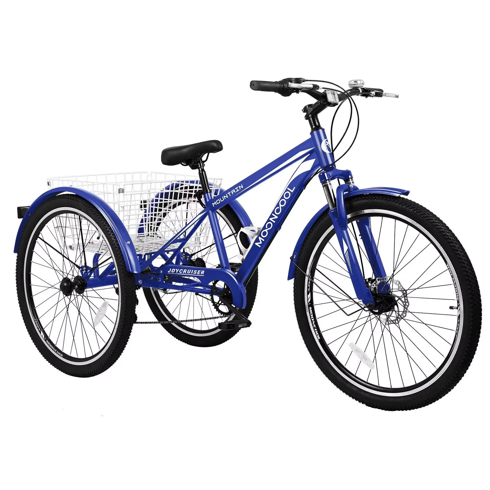 Lilypelle Adult Tricycle, 7 Speed Three Wheel Bicycles, 26