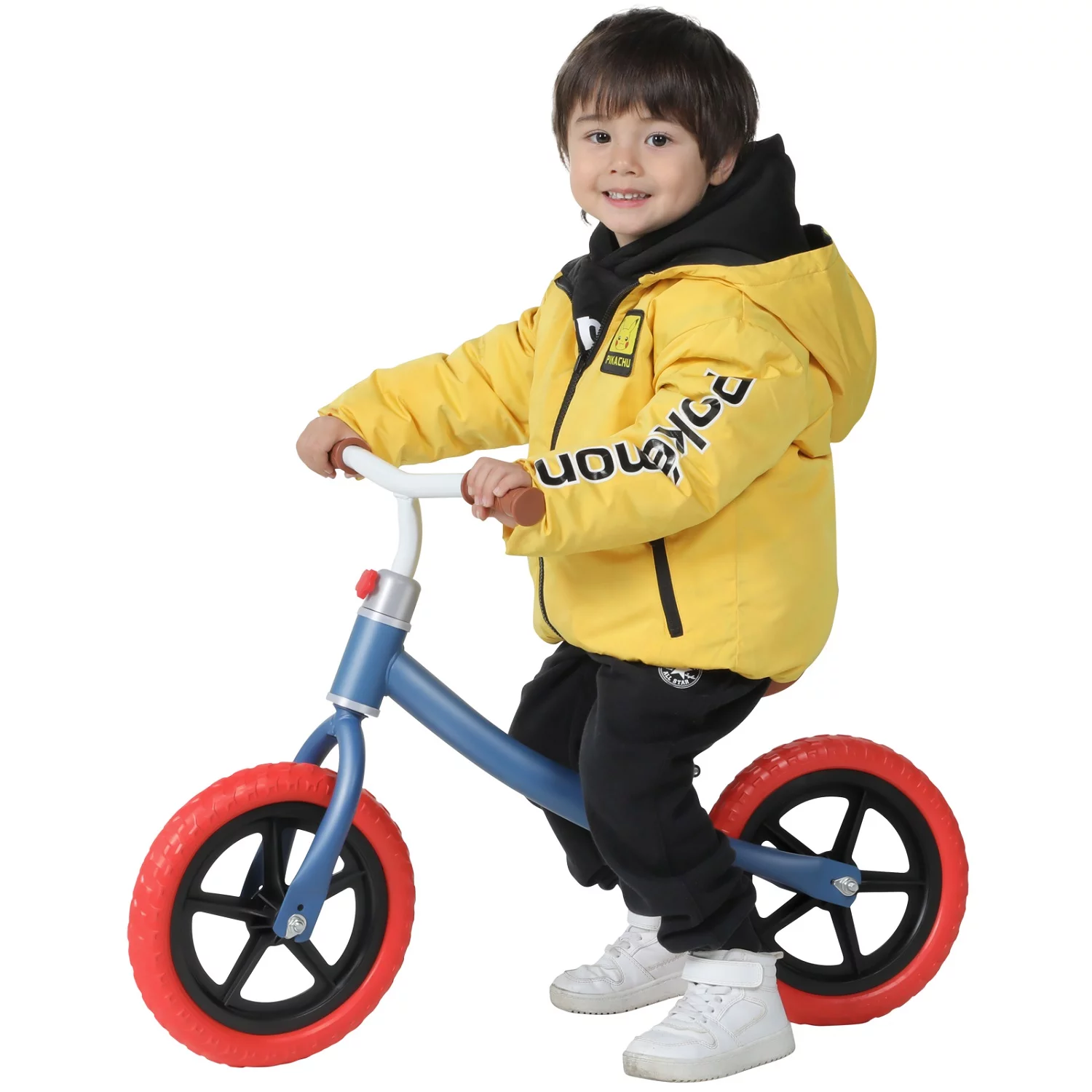 Kumji Balance Bike for 2-6 years Old Kids, 11'' Cute Balance Trainer, No Pedal Bikes for Kids , Training Bike, Adjustable Height Carbon Steel & PE Tires - Womvr