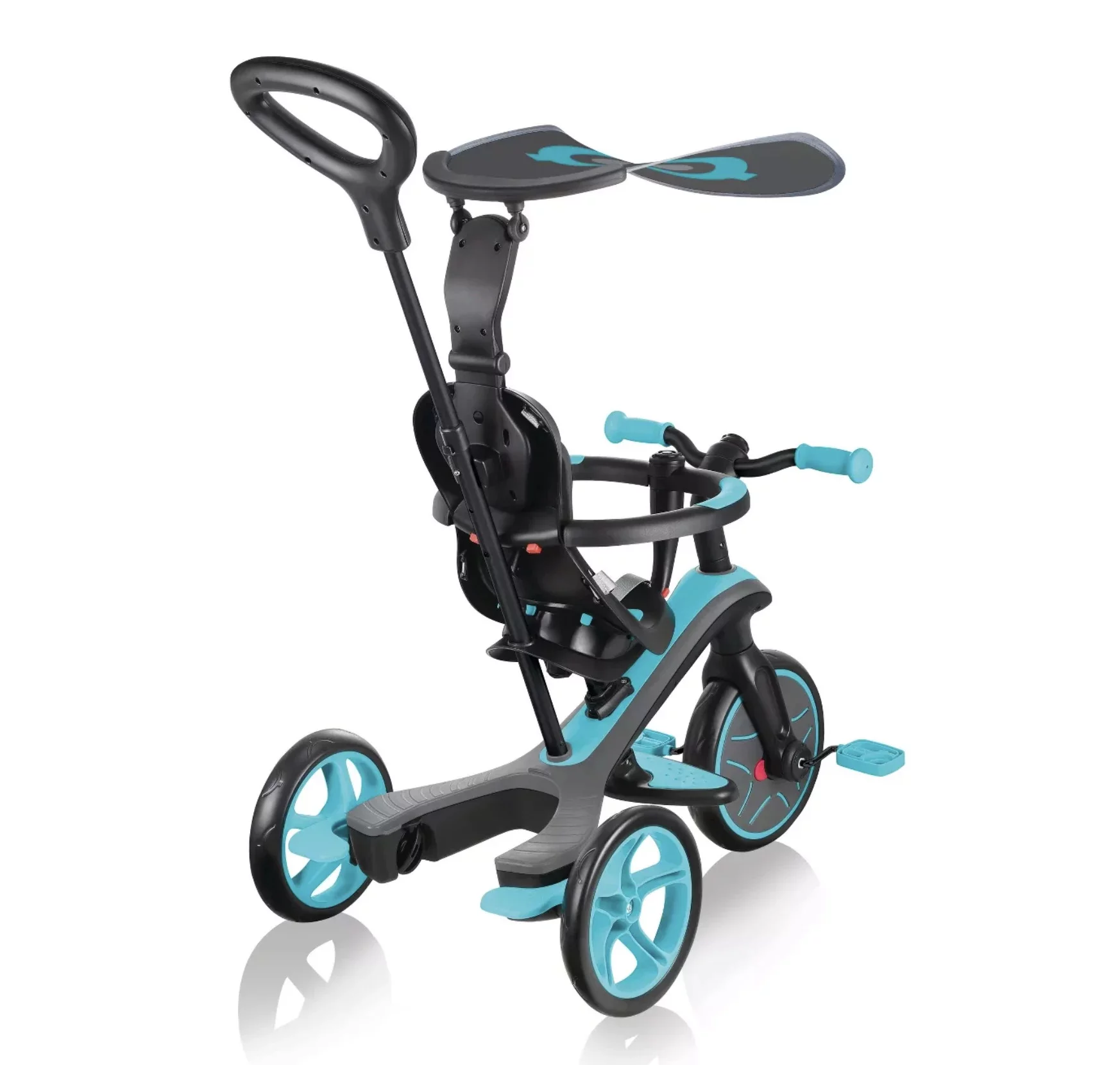 Globber 632-105 Explorer Trike Scooter, Teal - Womvr