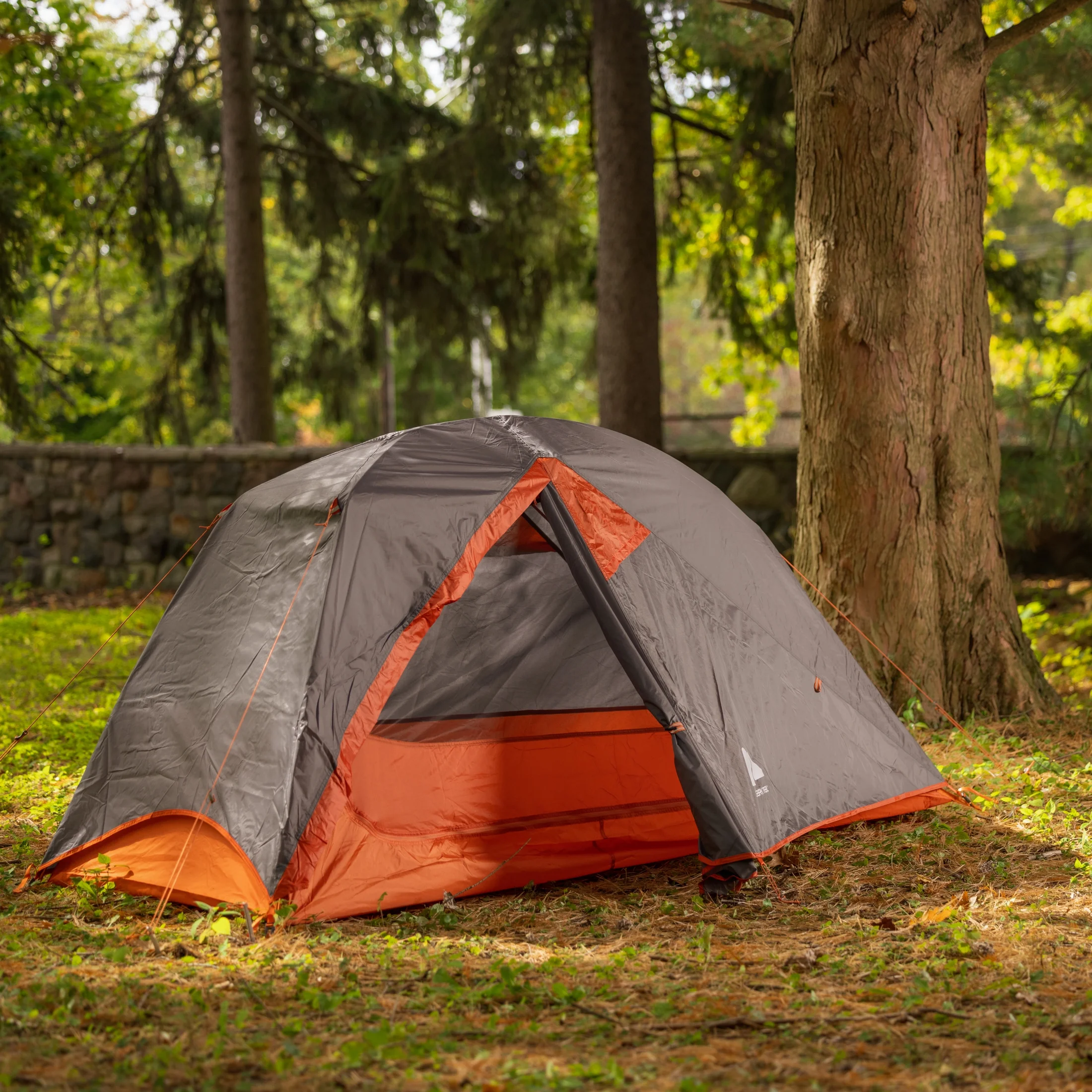 Ozark Trail 1-Person Lightweight Backpacking Tent, 82 in. x 51 in., 3.65 lb. Carry Weight, Orange - Womvr