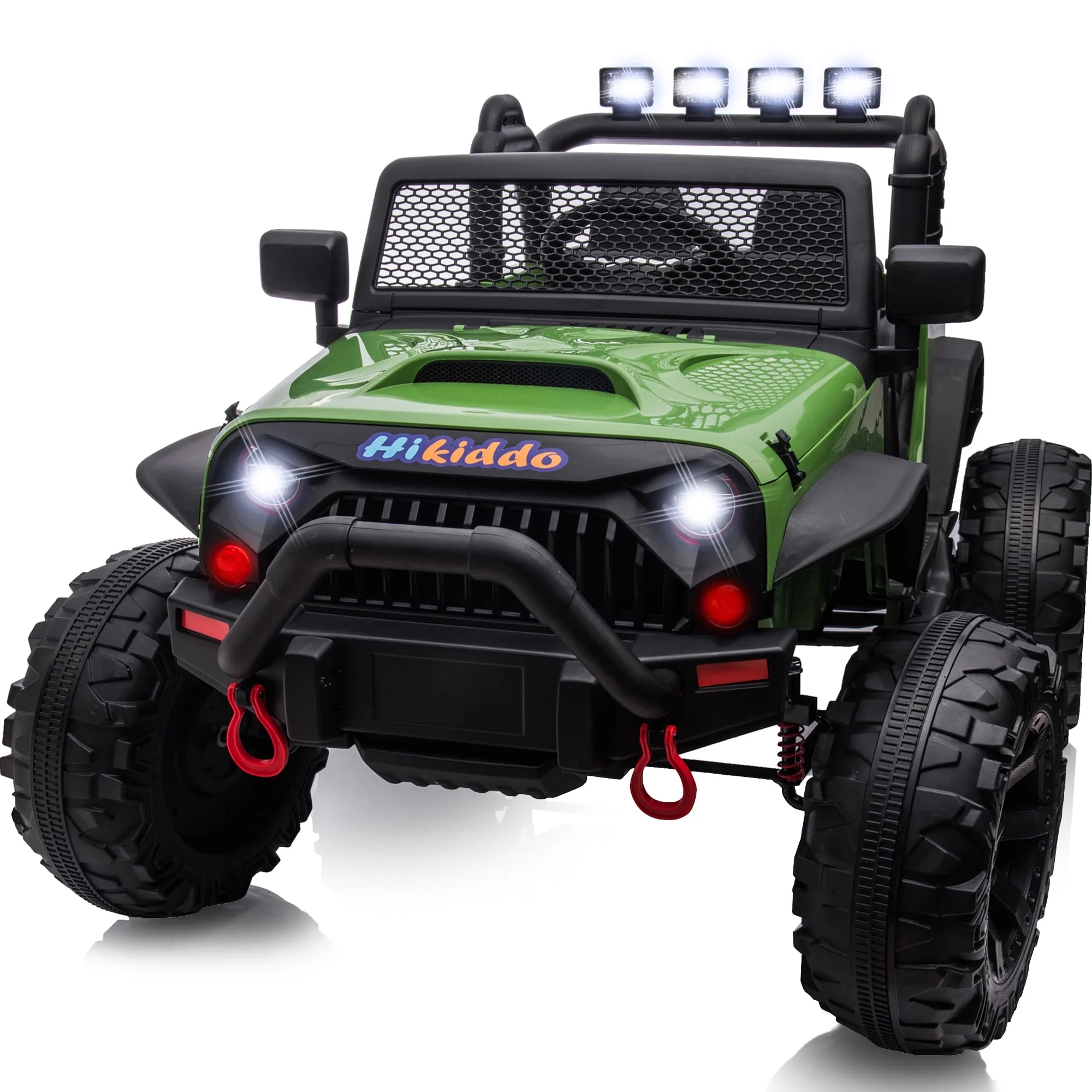 Hikiddo 24V Kids Ride on Truck, 2 Seater Powered Ride on Toy Car with Remote - Womvr