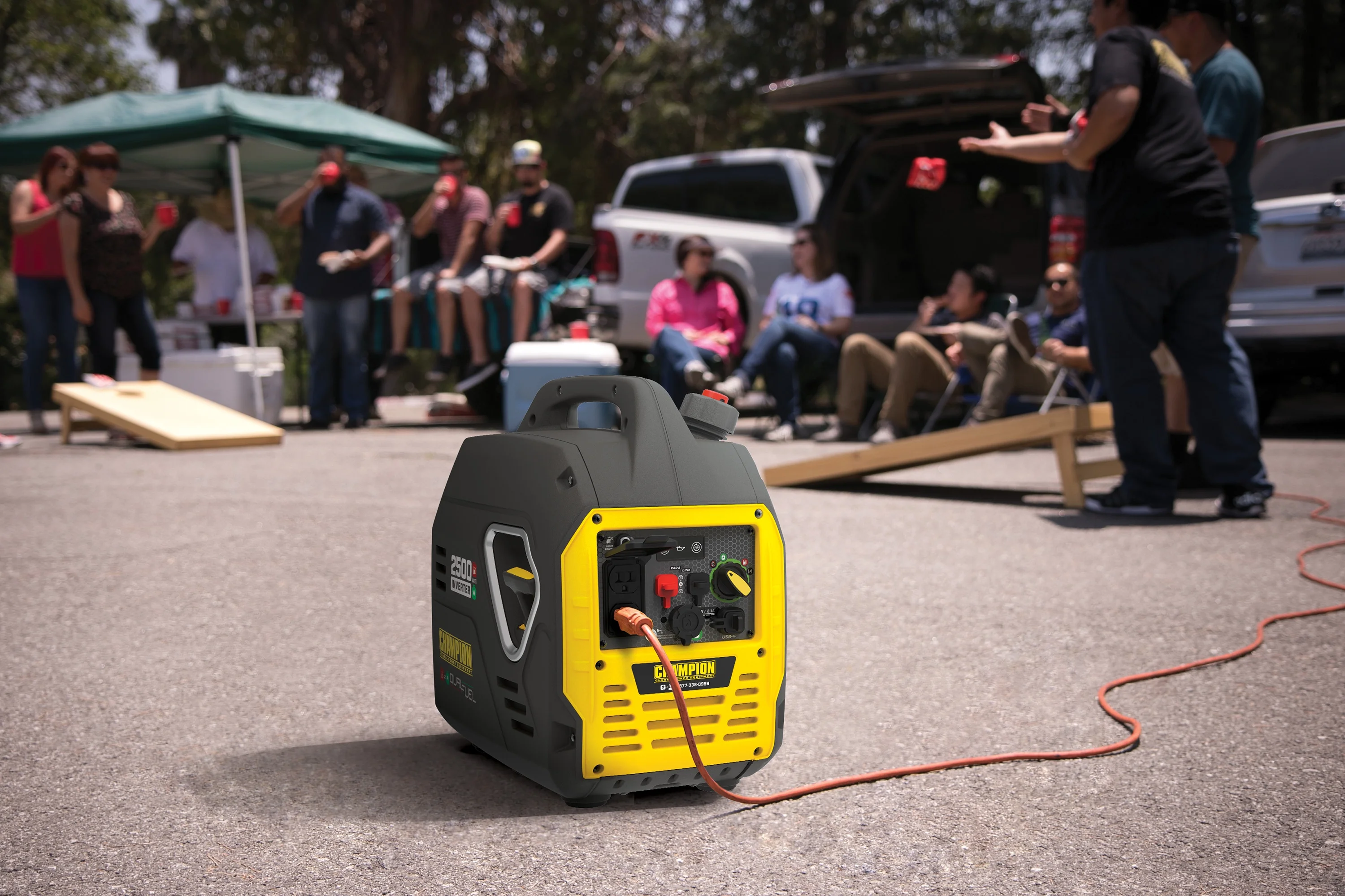 Champion Power Equipment 2500-Watt Ultralight Portable Dual Fuel Inverter Generator - Womvr