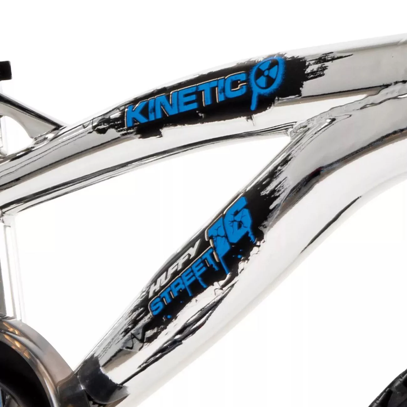 Huffy Kinetic 16-inch Boys' Bike, Silver/Blue - Womvr