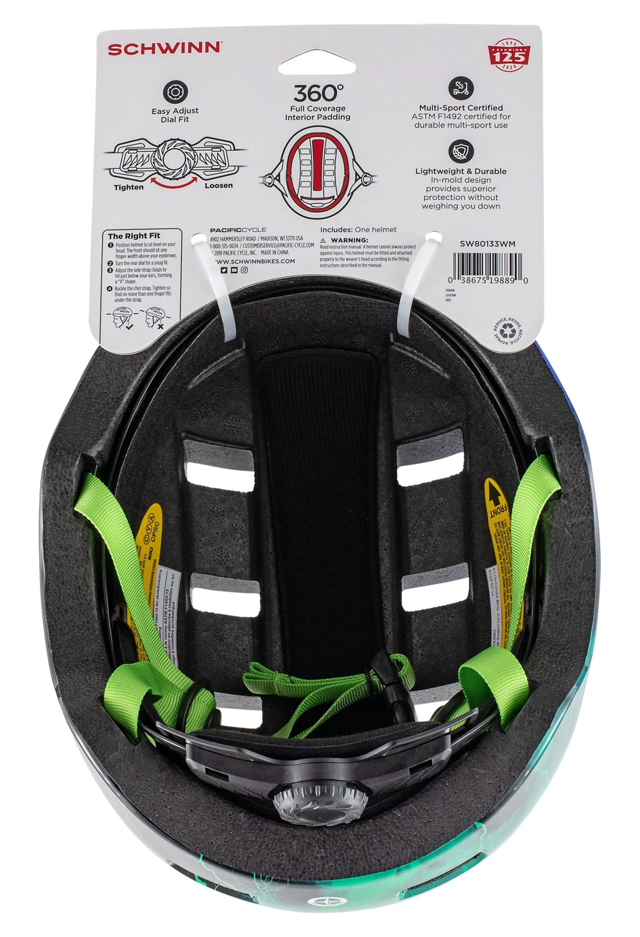 Schwinn Prospect Bike Helmet for Kids, Ages 8+, Blue - Womvr