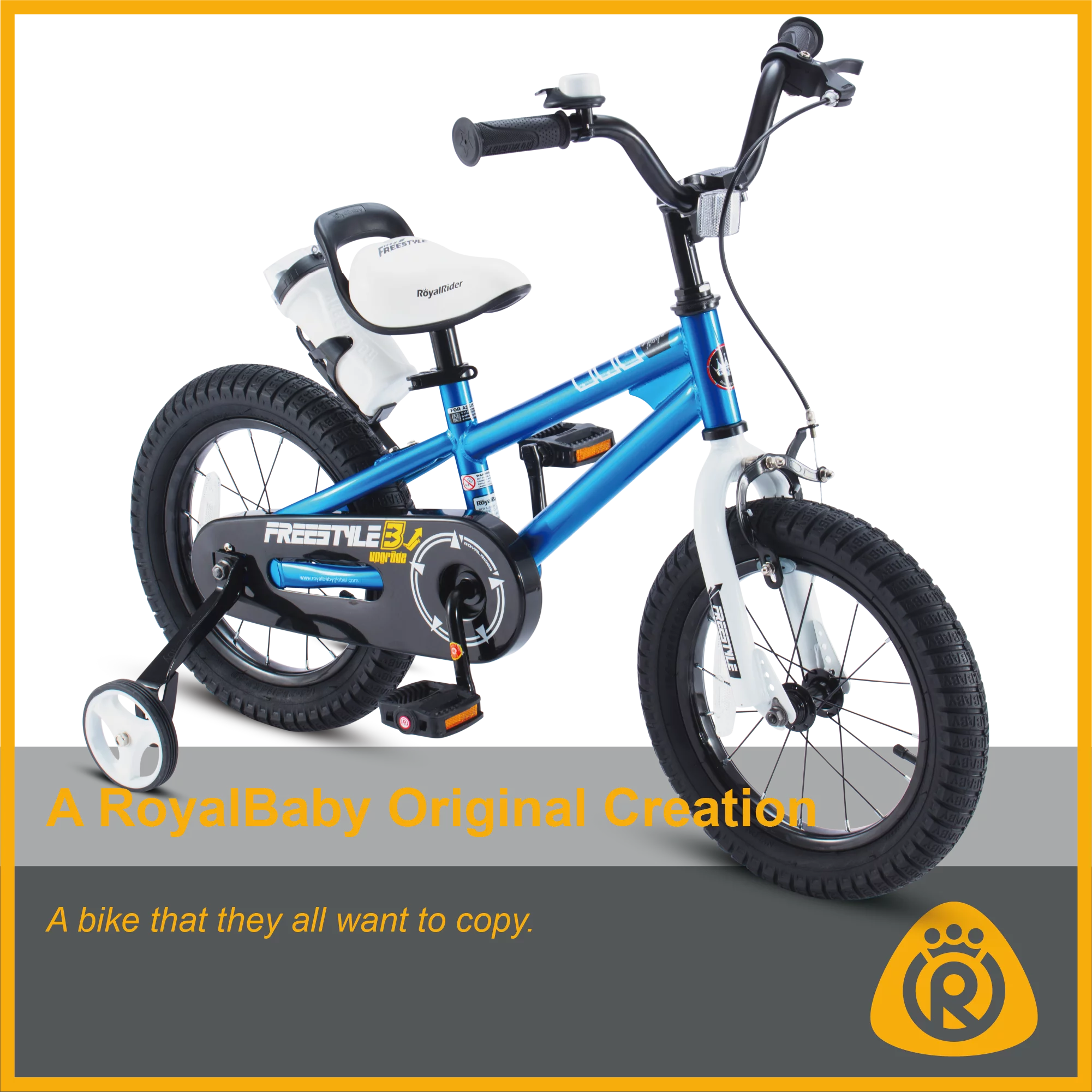 Royalbaby Freestyle Kids Bike 12 14 16 18 20 Inch Bicycle for Boys Girls Ages 3-12 Years, Multiple Color Options - Womvr
