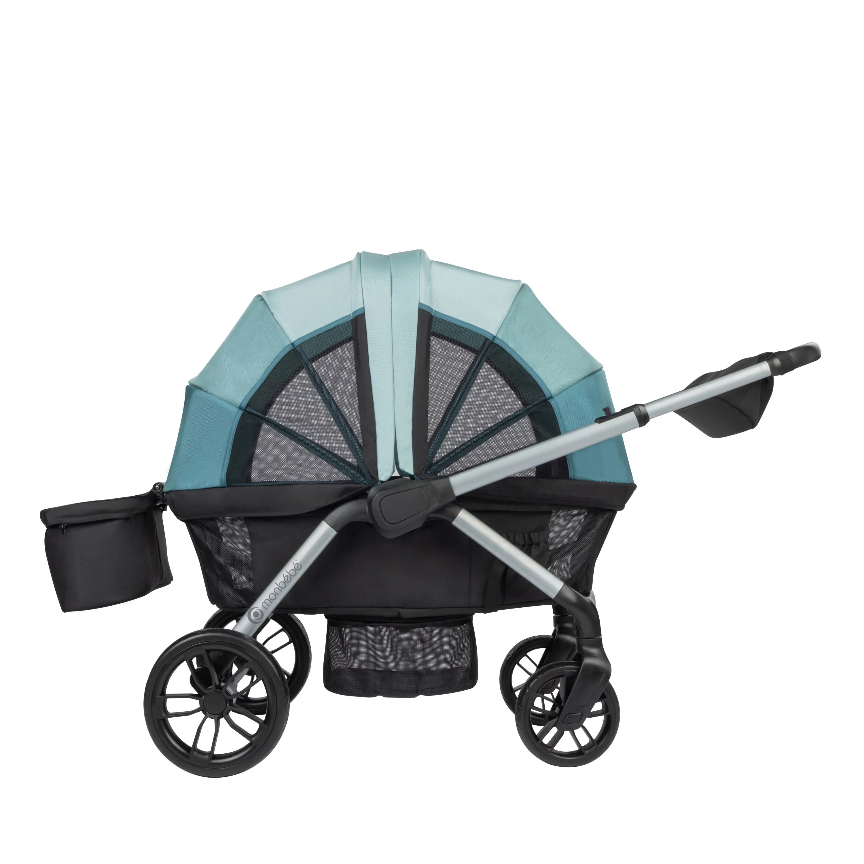 Monbebe Everyday Outings Wagon Stroller, Cobblestone Grey - Womvr