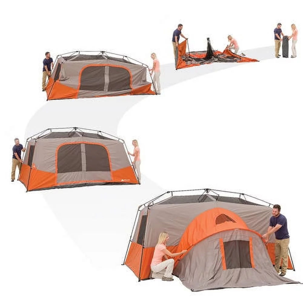 Ozark Trail  14' x 14' 11-Person Instant Cabin Tent with Private Room, 38.37 lbs - Womvr