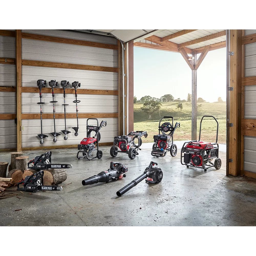 Black Max 21-Inch 150cc Self-Propelled Gas Mower with Briggs & Stratton Engine - Womvr