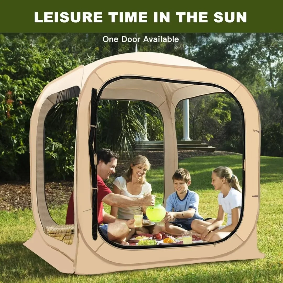 Docred Sports Tent, Weather Pop Up Shelter Bubble Tent clear tent Up to 3 People - Womvr