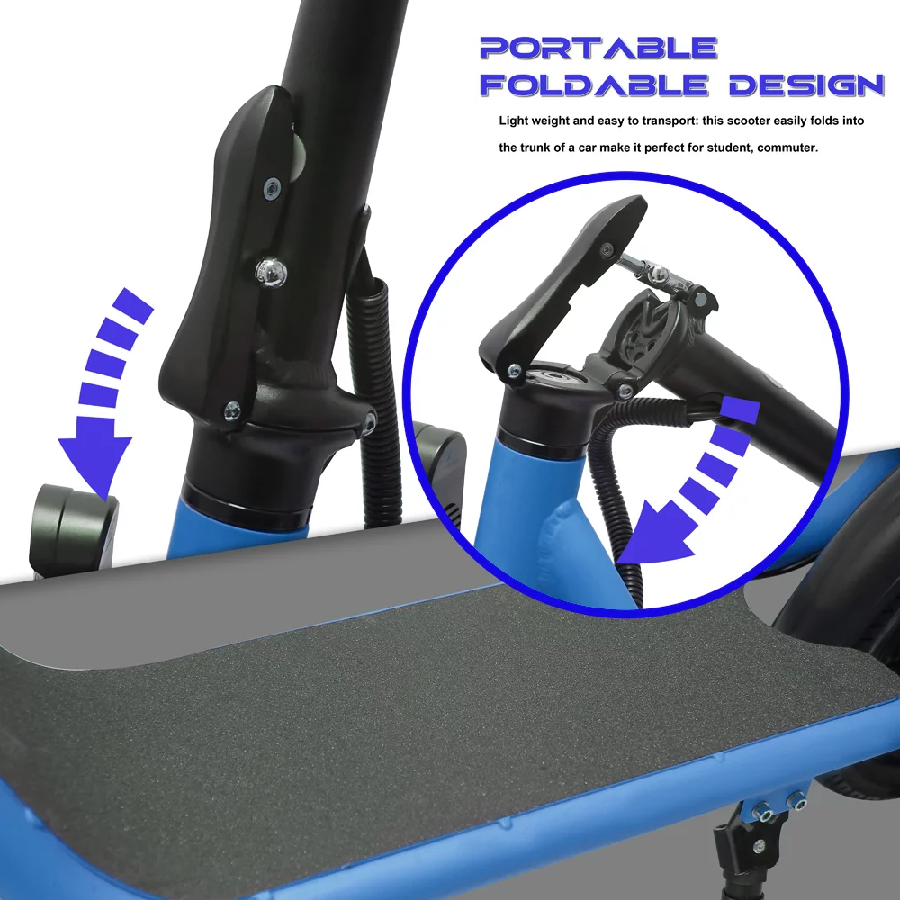 Cynetus Electric Bicycles Foldable Electric Scooter with Seat for Adults Electric Bike with Carry Basket - Womvr