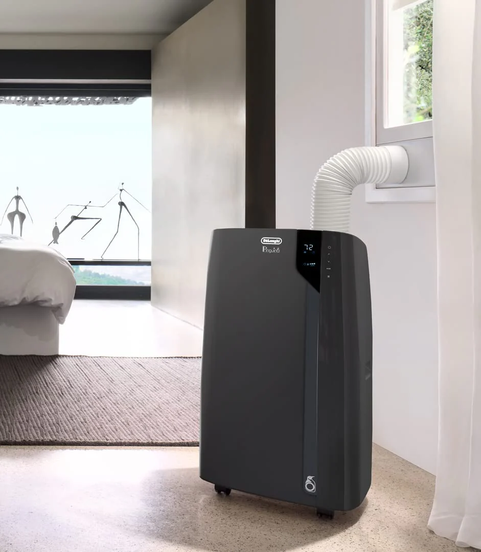 DeLonghi | PACEX370LN | Portable Air Conditioner: 12,000 BTU/h, black - Womvr