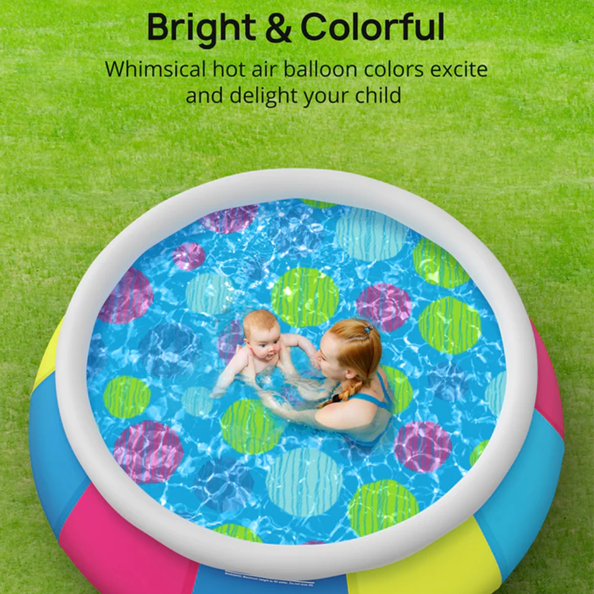 SUGIFT 10ft x 30in Easy Set Inflatable Swimming Pool - Womvr