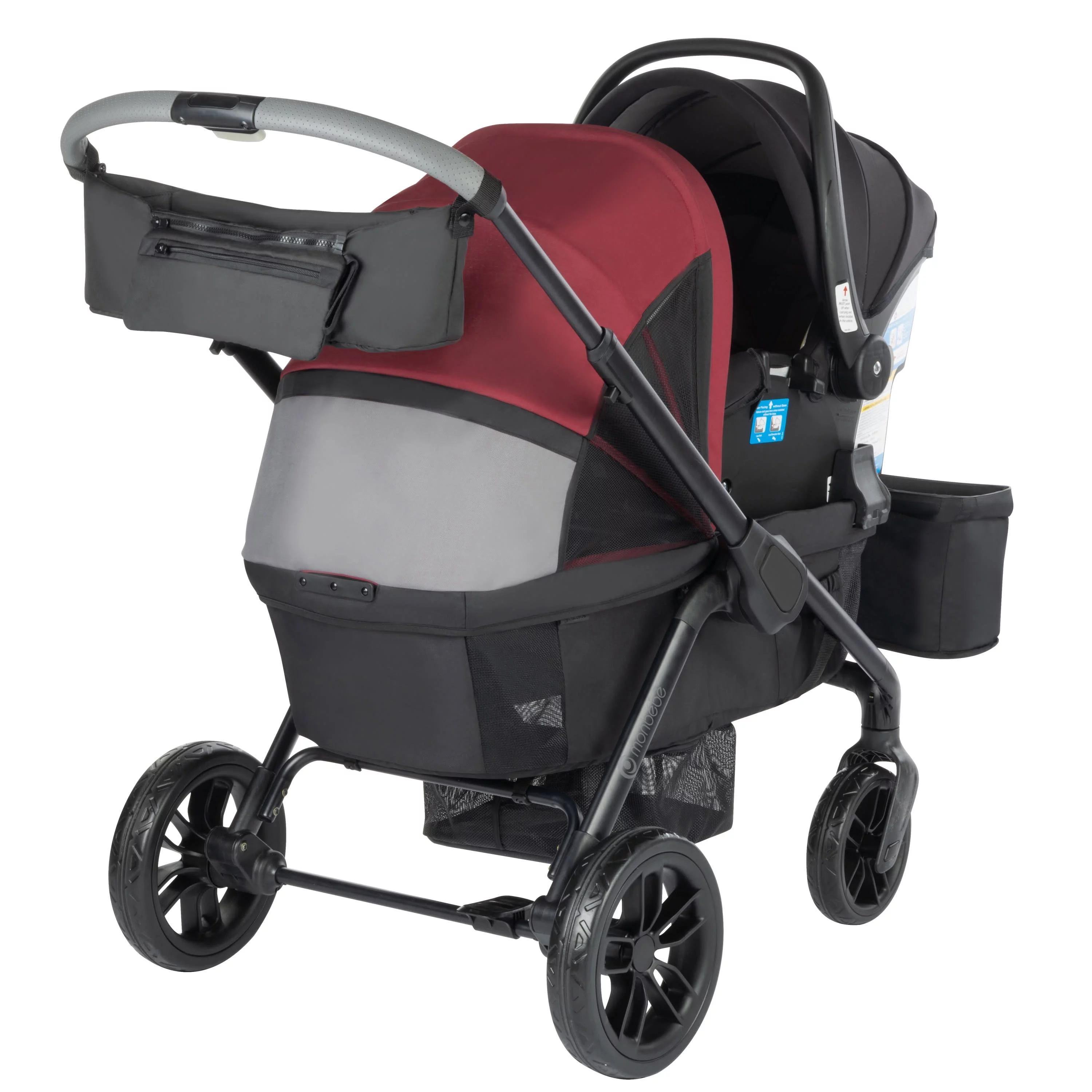 Monbebe Everyday Outings Wagon Stroller, Cobblestone Grey - Womvr