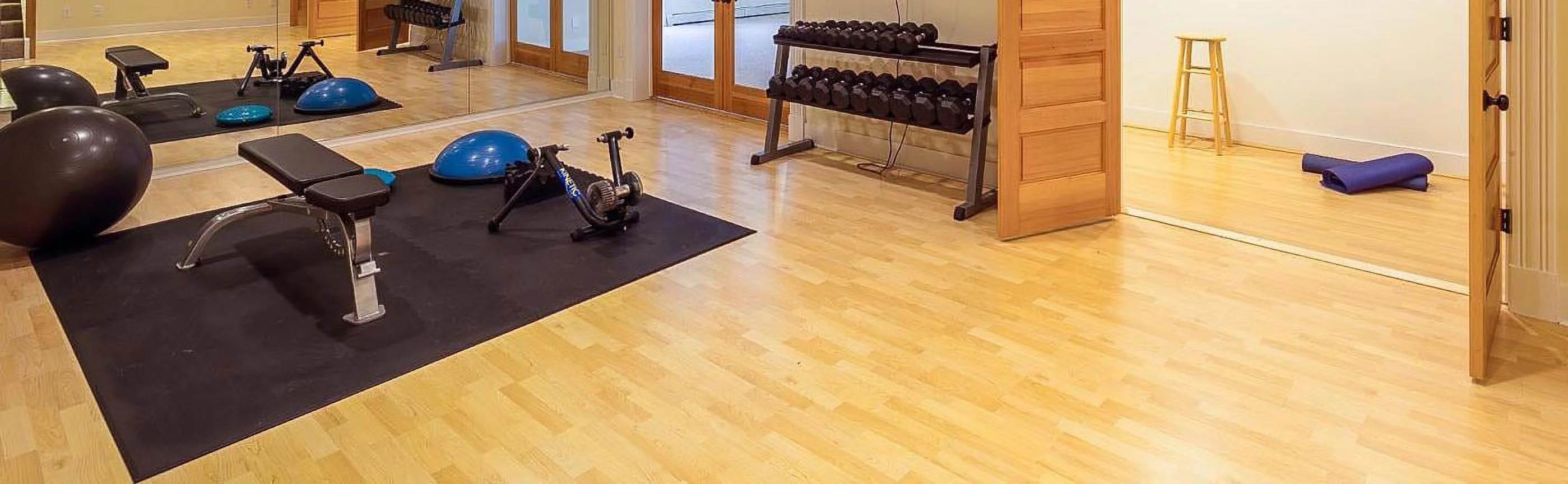 BalanceFrom 1/2 In. Extra Thick Puzzle Exercise Mat with EVA Foam Interlocking Tiles for MMA, Gymnastics and Home Gym Protective Flooring, 24 Square Feet - Womvr