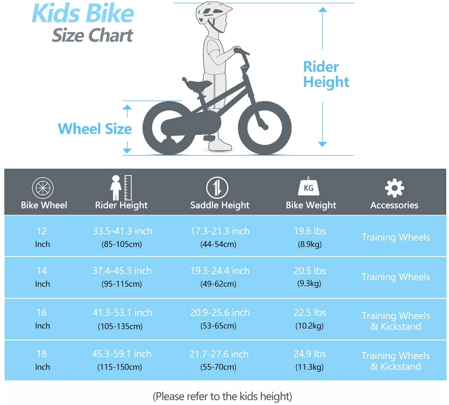 Royalbaby Chipmunk Boys Girls and Kid's Submarine Steel 18 In Bike with kickstand Blue - Womvr