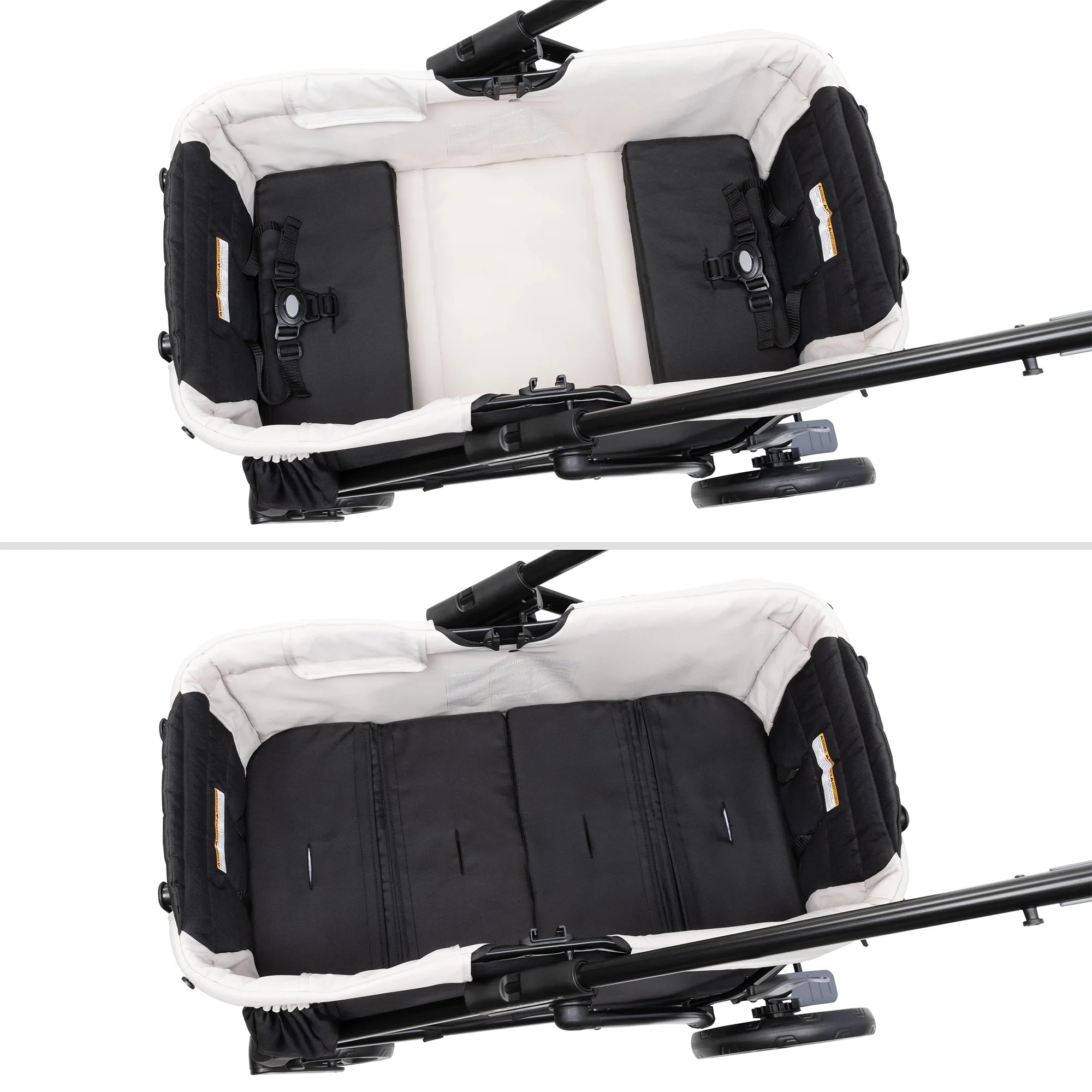 Baby Trend Expedition 2-in-1 Stroller Wagon PLUS with Canopy, Modern Khaki - Womvr