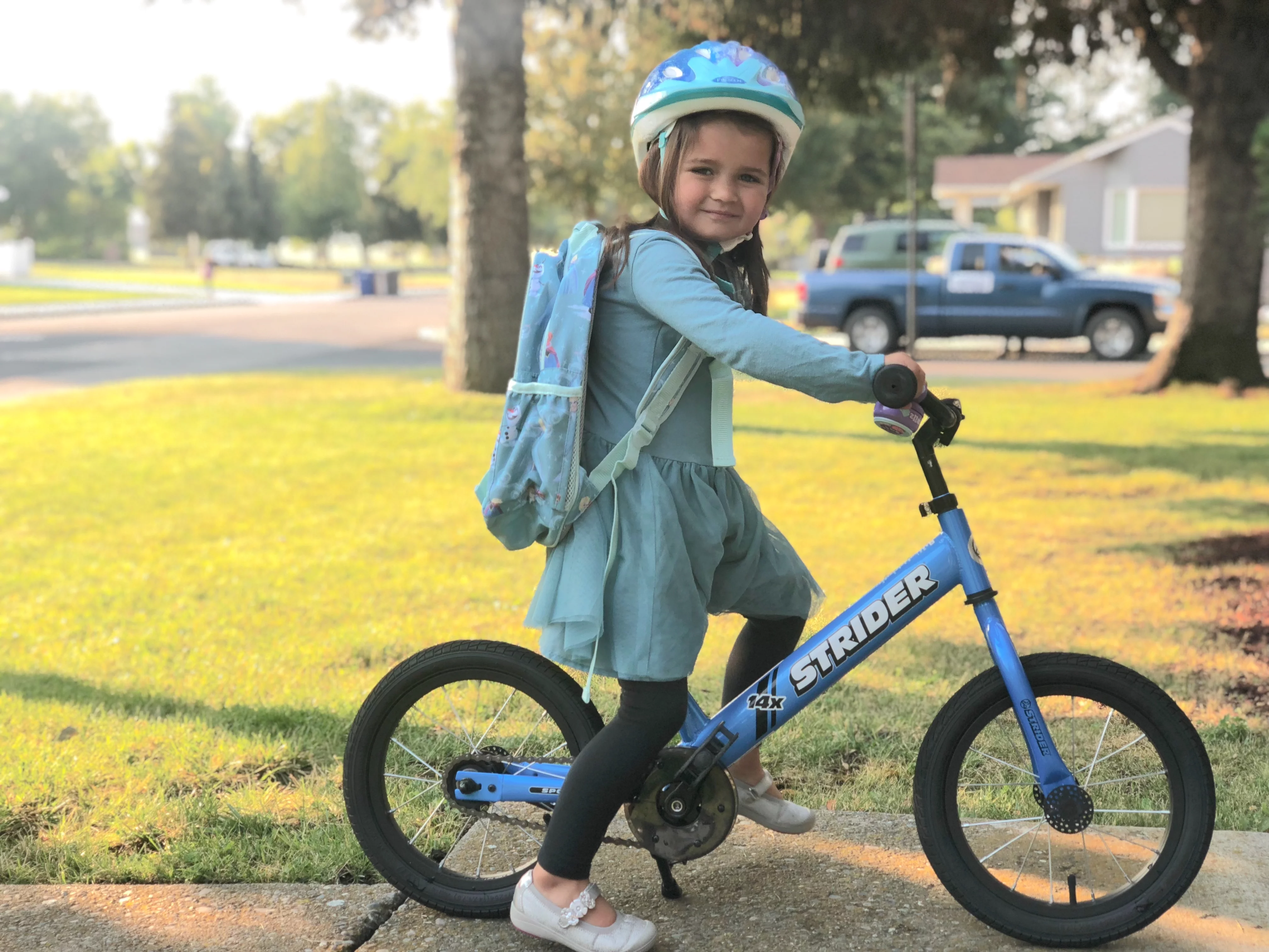 Strider - 14x Sport Balance Bike, Ages 3-7 Years, Pedal Conversion Kit Sold Separately - Awesome Blue - Womvr