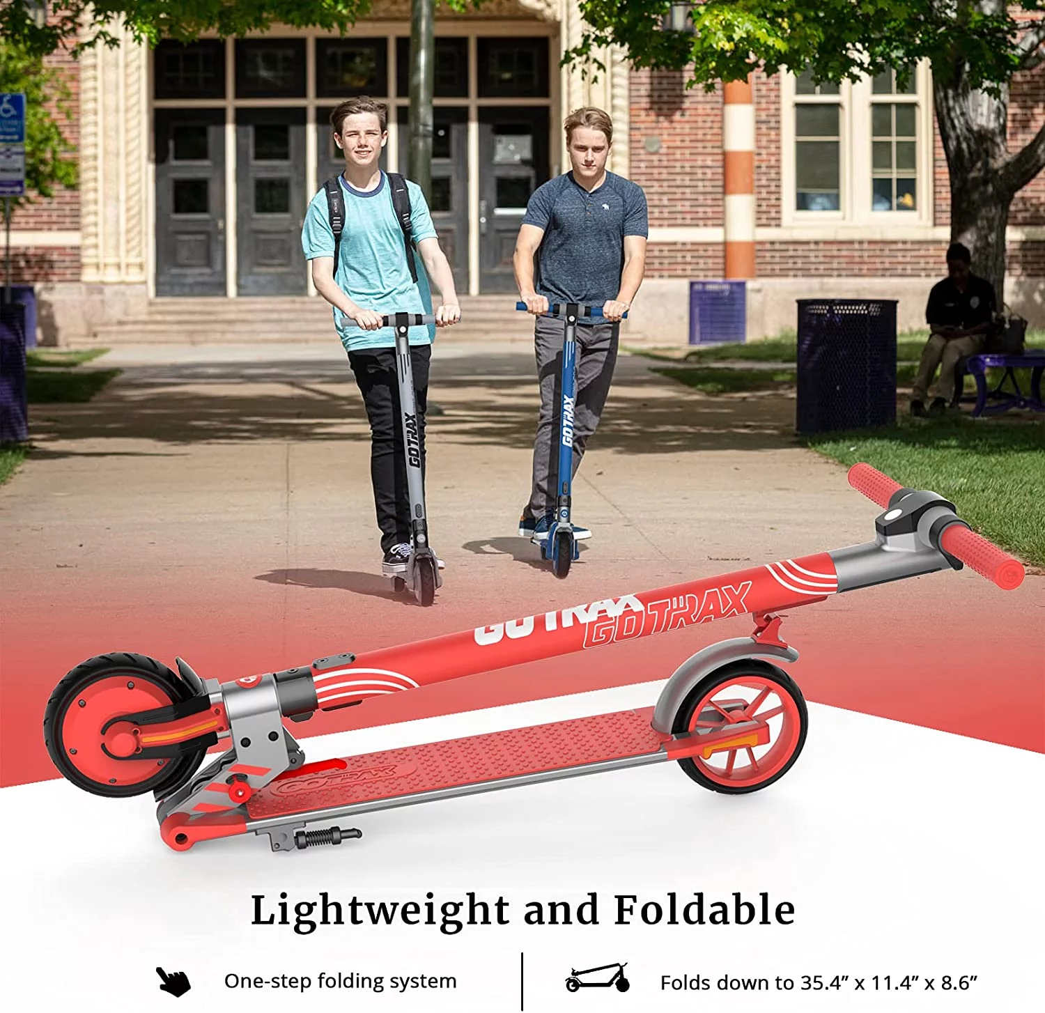 GOTRAX Vibe Electric Scooter for Kids Teens 8-15, 250W 6.5