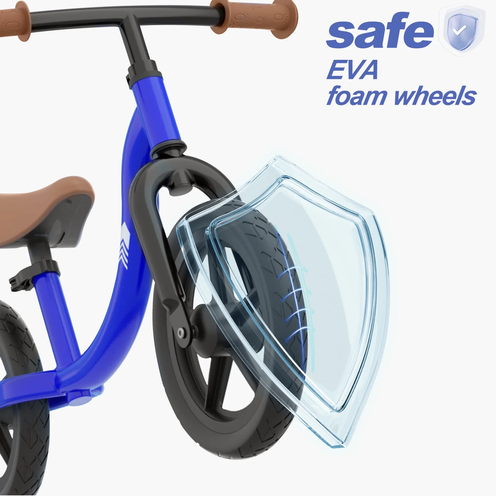 KORIMEFA Toddler Balance Bike - Lightweight Toddler Bike for 2, 3, 4, 5 Year Old Boys and Girls - No Pedal Bikes for Kids with Adjustable Handlebar and seat - Aluminium, EVA Tires - Training Bike - Womvr