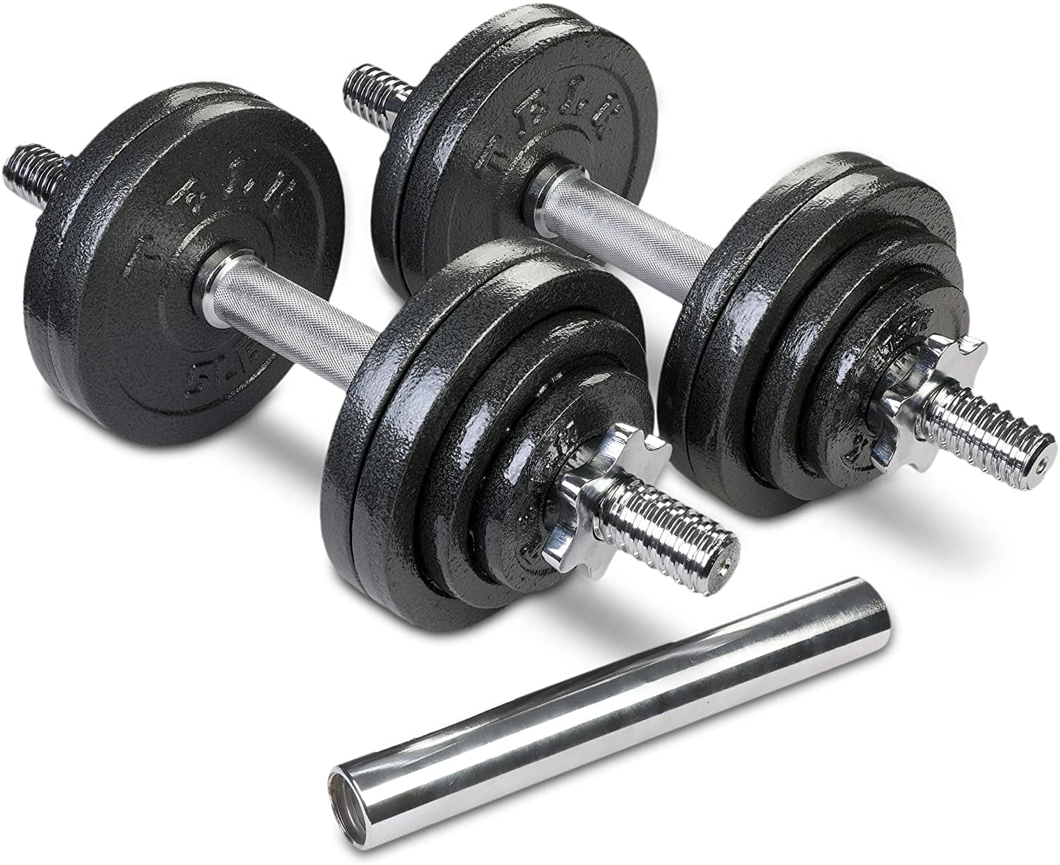 Telk Fitness Adjustable Dumbbells 45 Lbs., Hand Weights for Home Gym - Womvr
