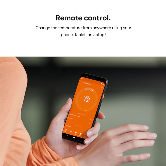 Google Nest Learning Smart Thermostat with WiFi Compatibility (3rd Generation) - Stainless Steel - Womvr