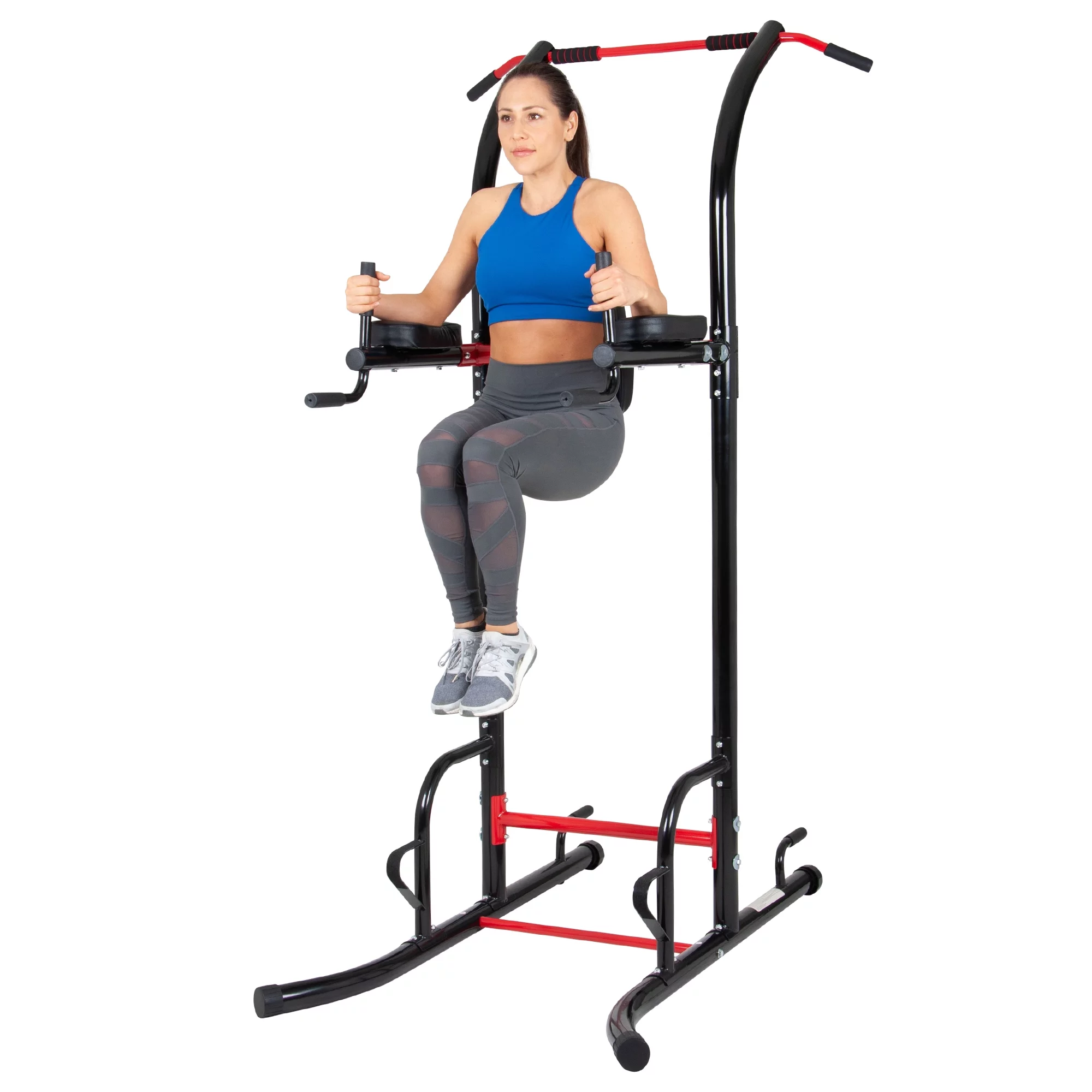Body Champ PT1180 5-Station Power Tower with Pull Up, Push up, Dip Bars Stations, 250 Max Limit Weight - Womvr