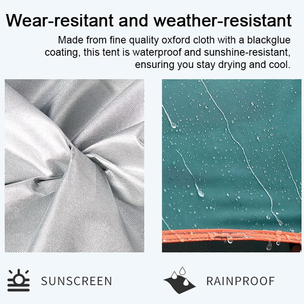 Outdoor 4/6 Person Automatic Quick-opening Tent, Travel Camping Tent,  Rainproof Sunshine-proof Tent Fishing Hiking Sunshine Shelter - Womvr