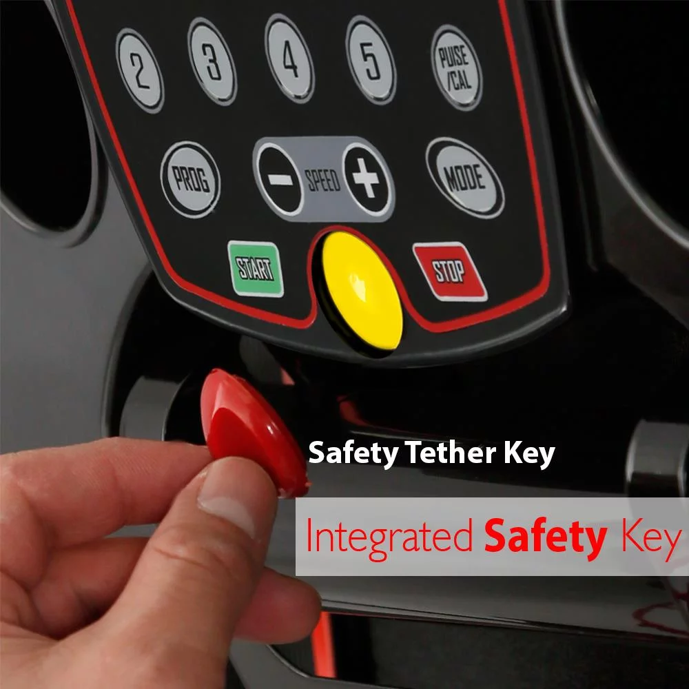 SereneLife Foldable Treadmill Home Fitness Equipment with LCD for Walking & Running 57.32 Pounds - Womvr