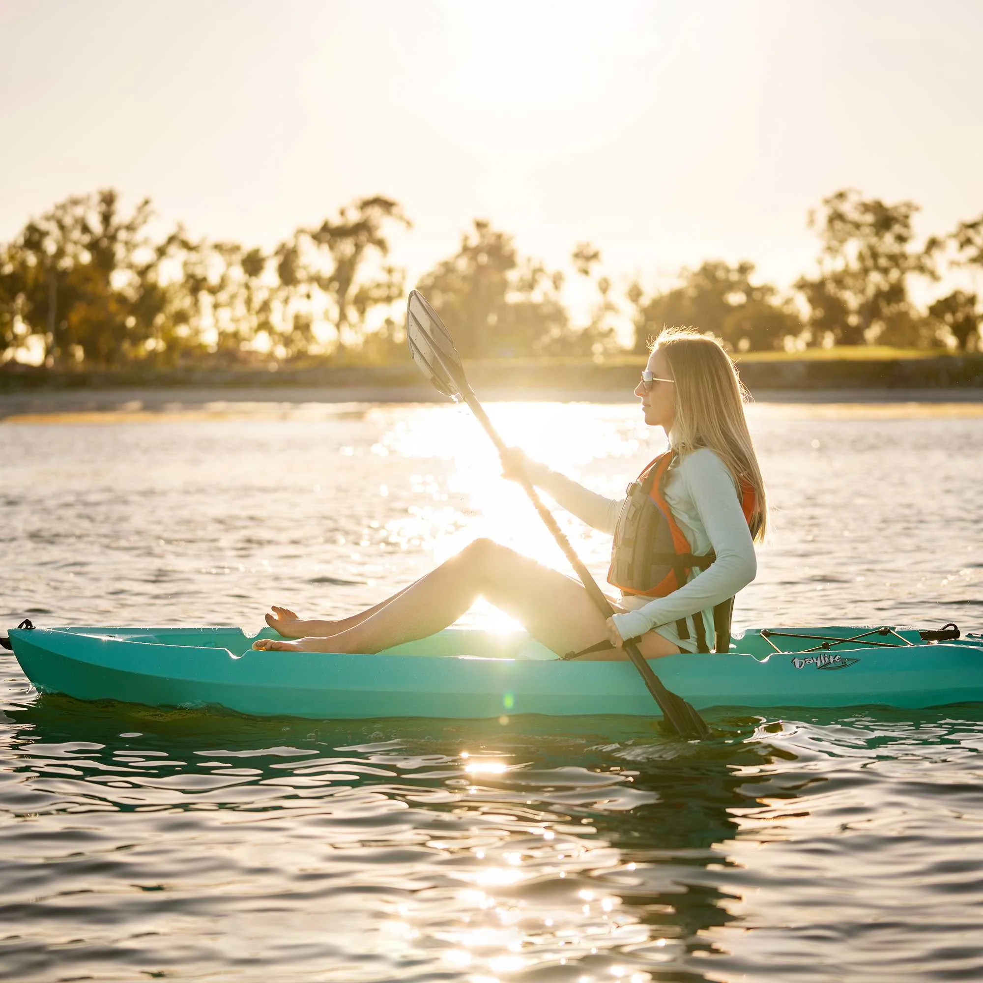 Lifetime Daylite 8 ft Sit-on-Top Kayak, Red (90775) - Womvr