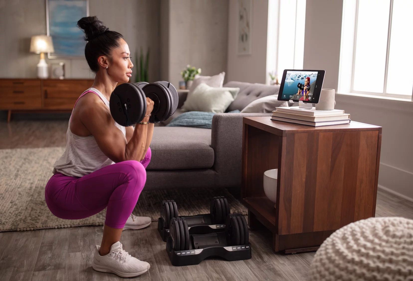 Set of Two ProForm 50 Lb. Adjustable Dumbbells - Womvr