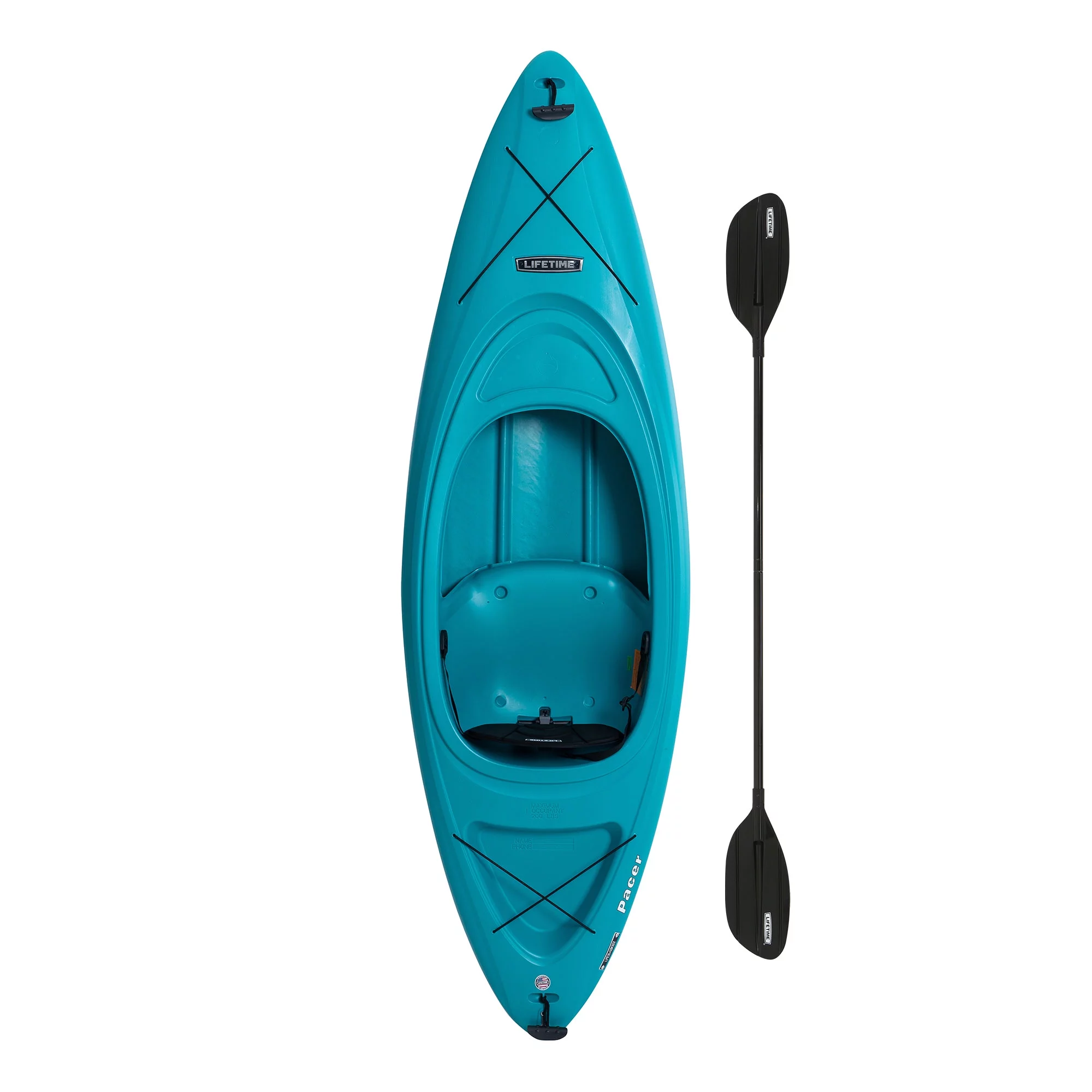 Lifetime Pacer 8 ft. Sit-Inside Kayak, Green (91032) - Womvr