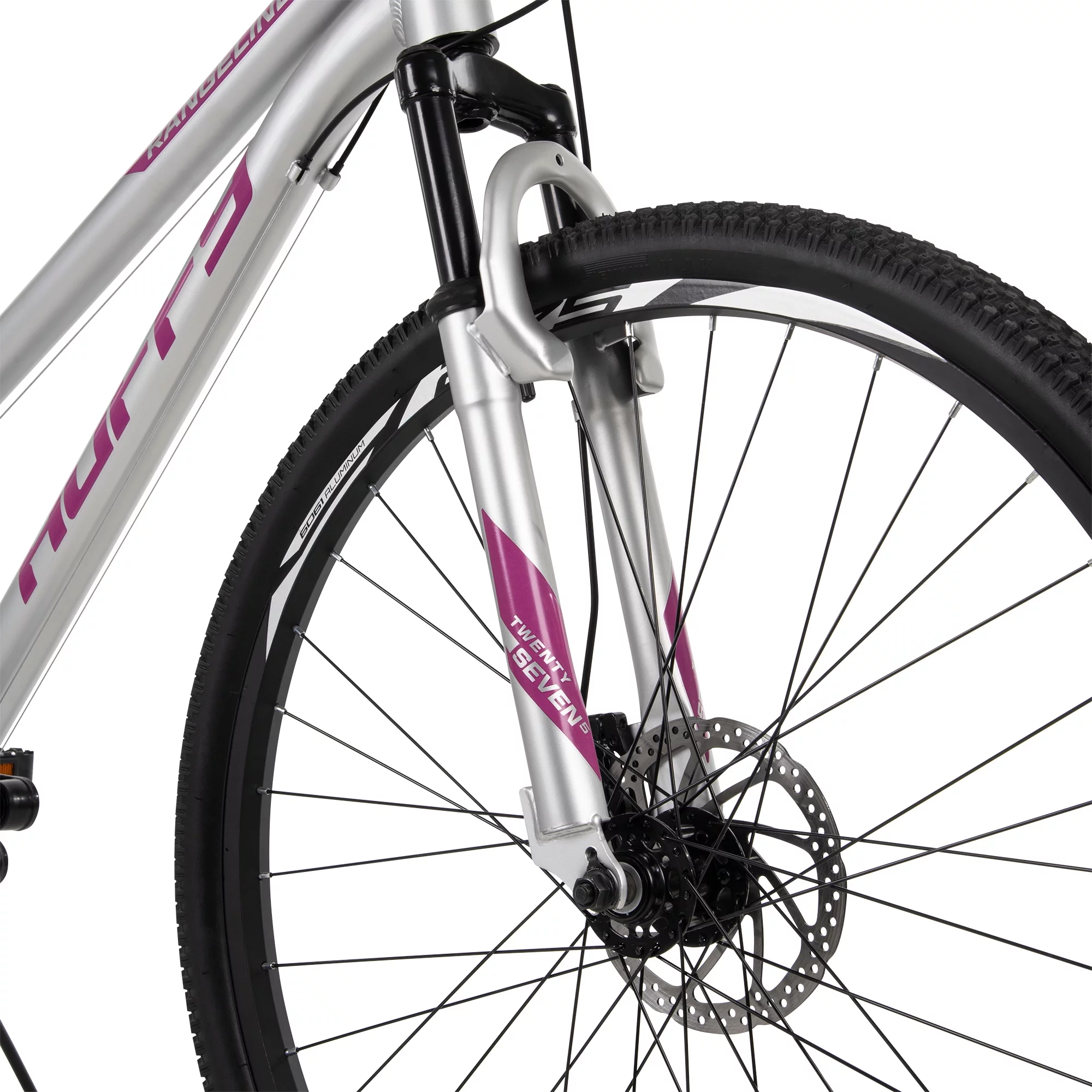 Huffy Rangeline Women's Mountain Bikes, 27.5 inch, Silver - Womvr