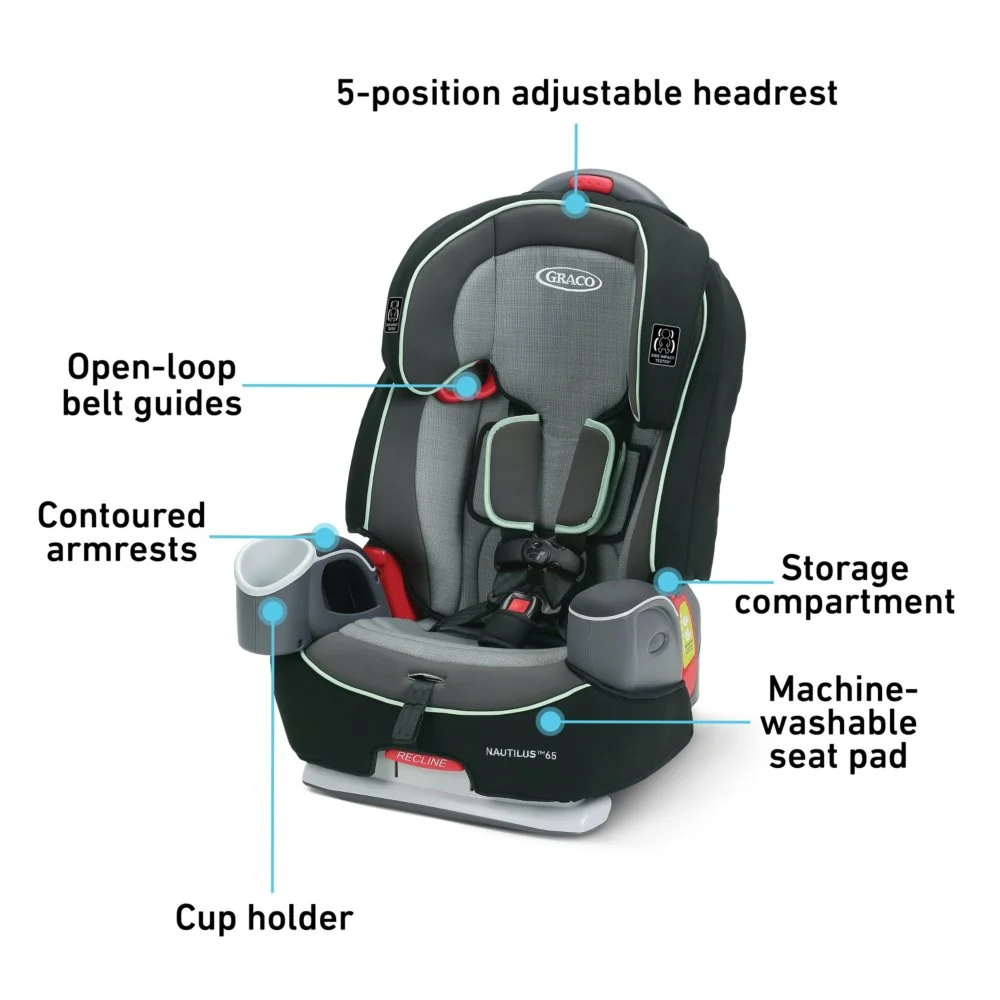 Graco Nautilus? 65 3-in-1 Harness Booster Car Seat - Womvr