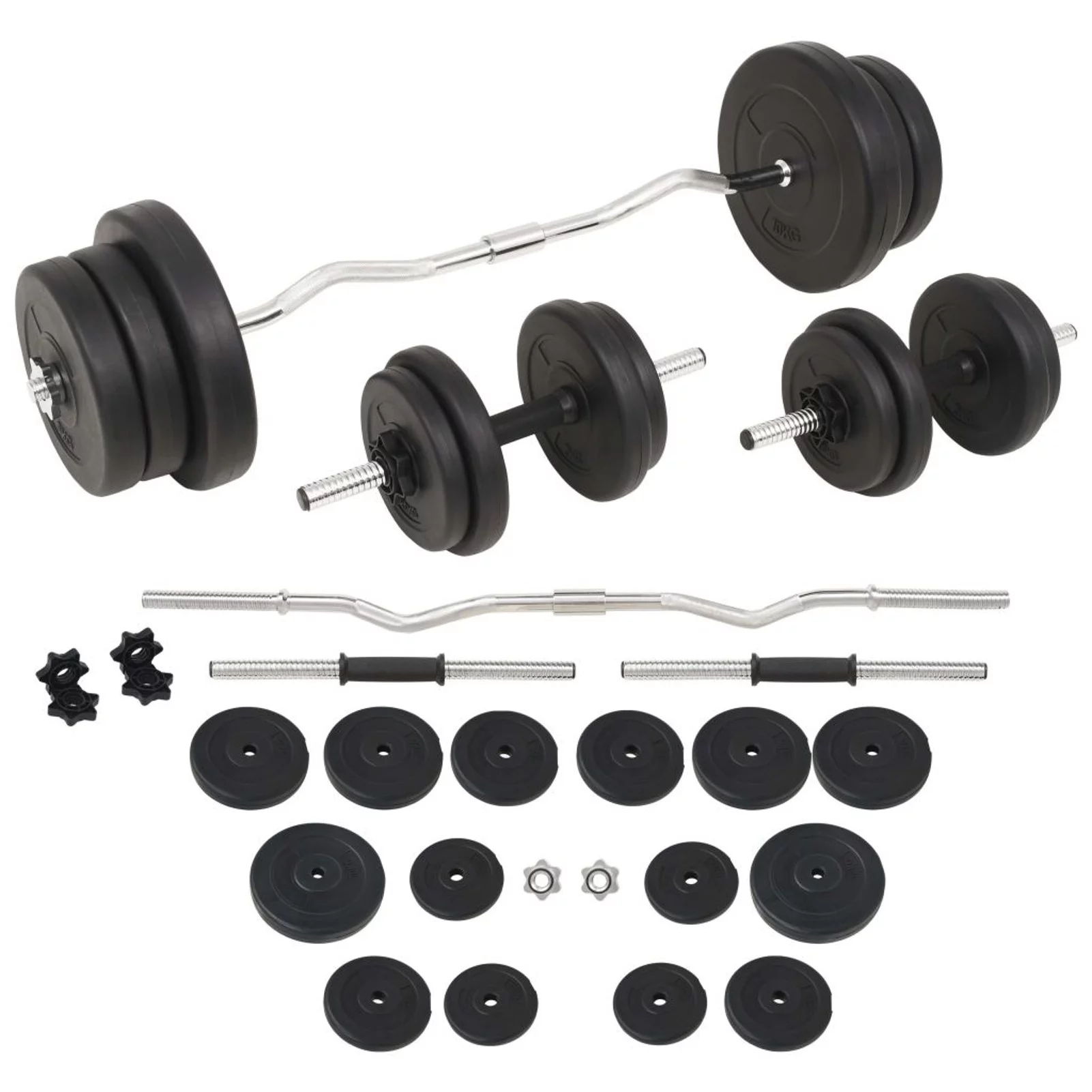 Dcenta Barbell and Dumbbell Set 132.3 lb - Womvr