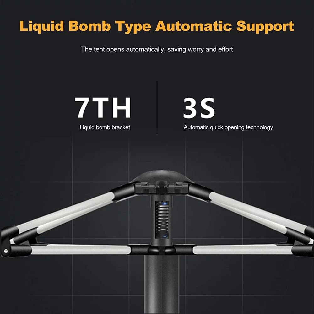 axGear Camping Tent Waterproof Windproof Dome Hiking Tent 5 People Family Easy Setup - Womvr