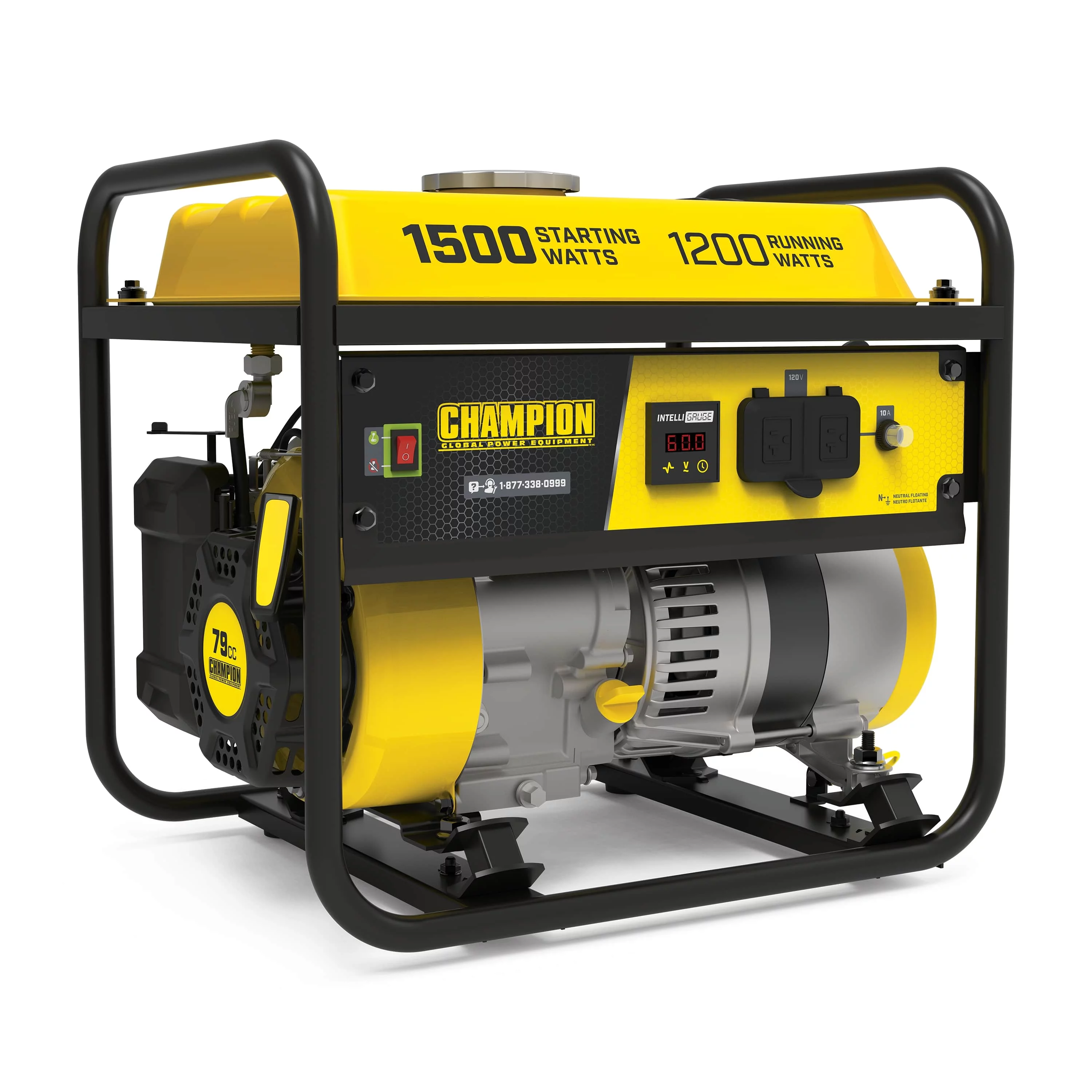 Champion Power Equipment 1500/1200 Watt Portable Generator - Womvr