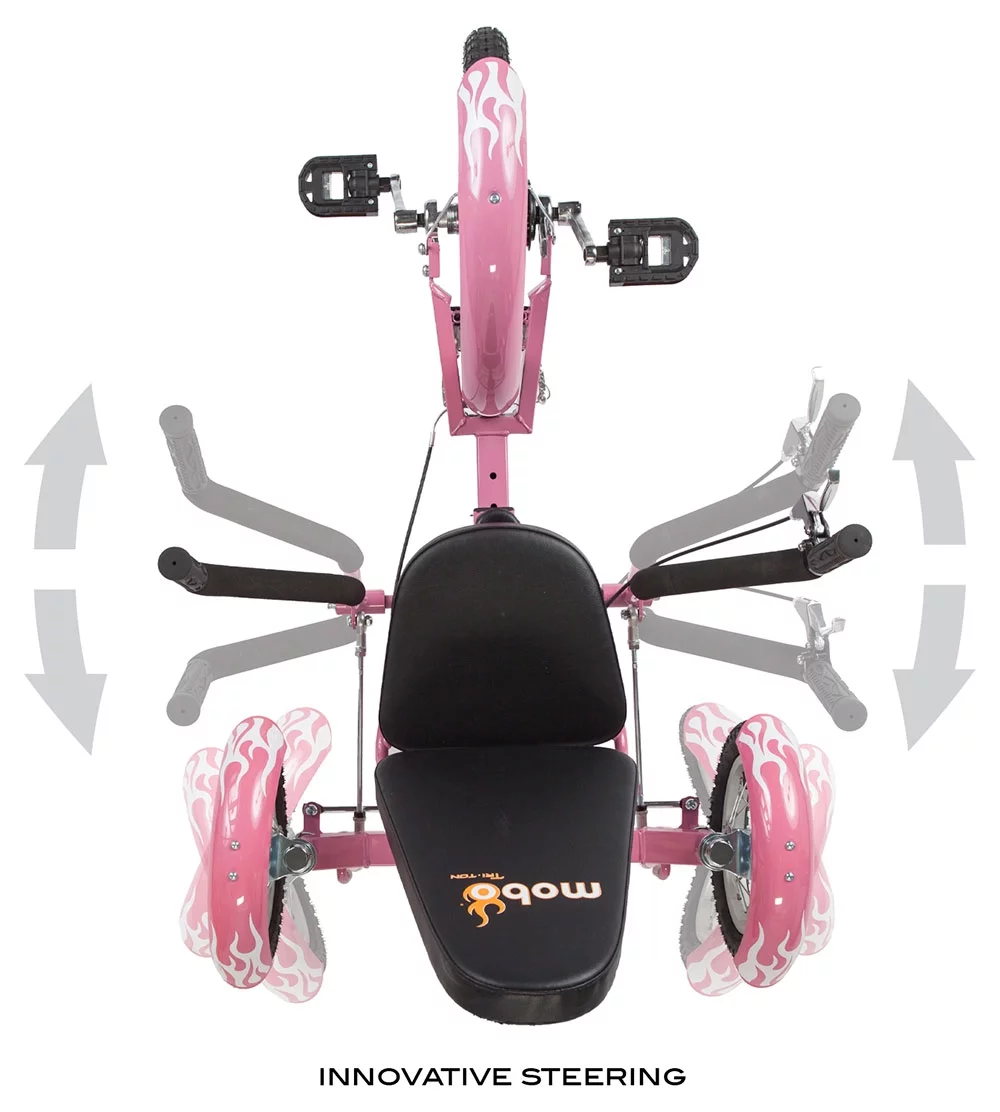 Mobo Triton: The Ultimate 3-Wheeled Cruiser, Youth - Pink - Womvr