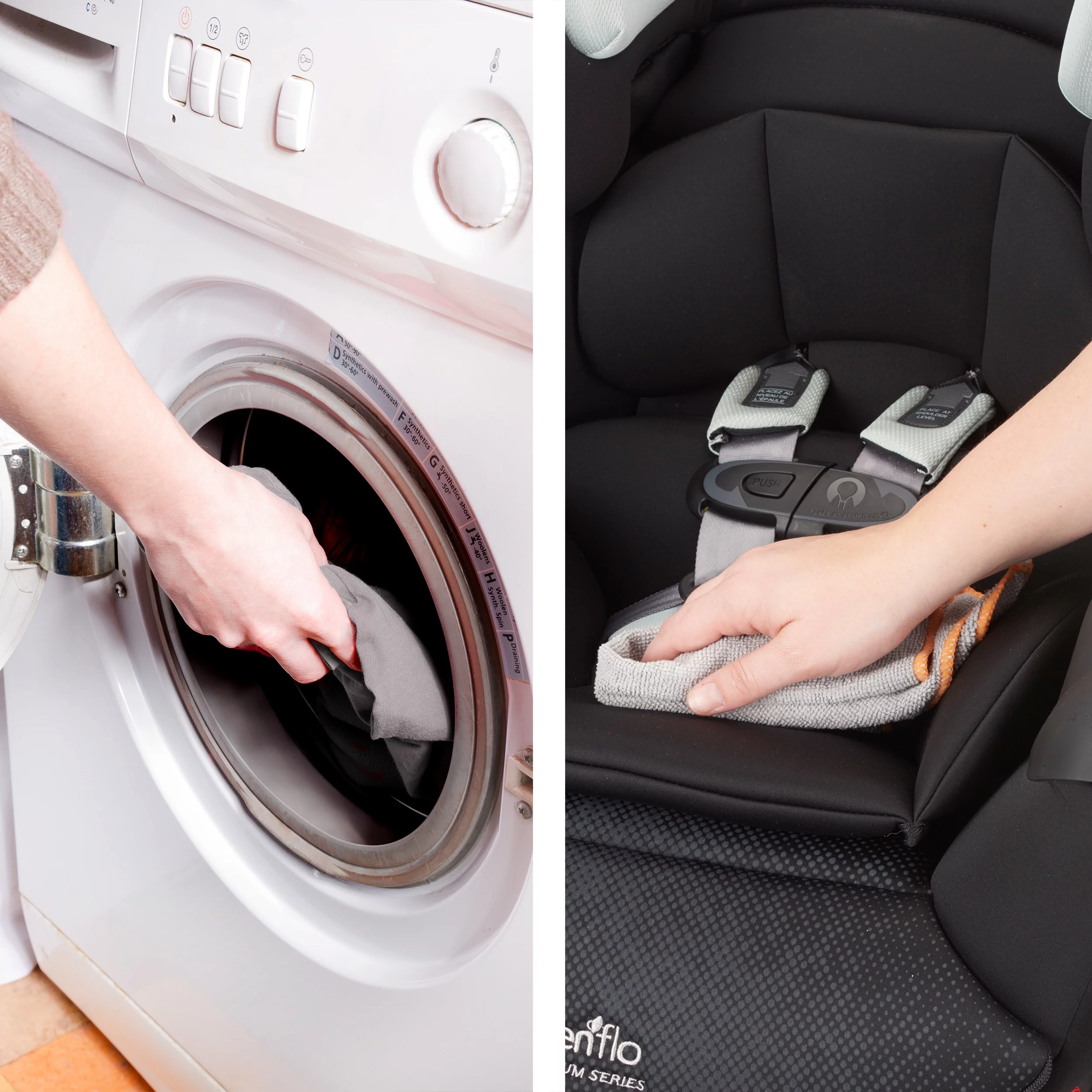 Pivot Modular Travel System with LiteMax Infant Car Seat with Anti-Rebound Bar (Casual Gray) - Womvr